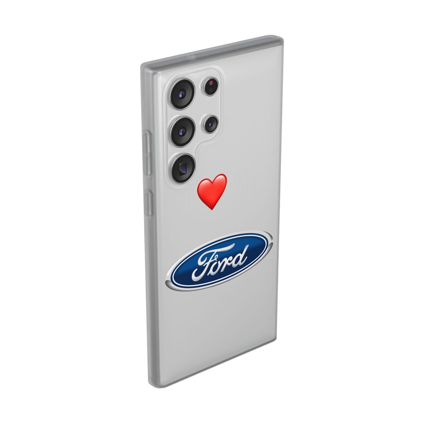 Ford Phone Case - Flexible And Frosted TPU Plastic I Love My Ford Phone Case
