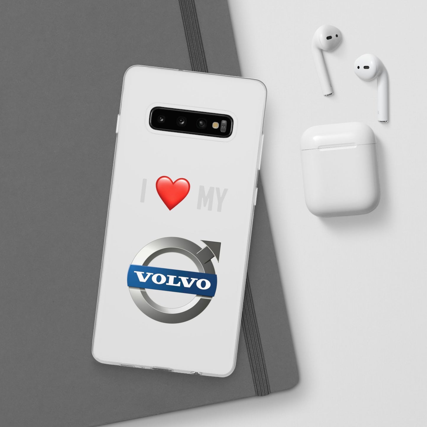 Volvo Phone Case - Flexible And Frosted TPU Plastic I Love My Volvo Phone Case