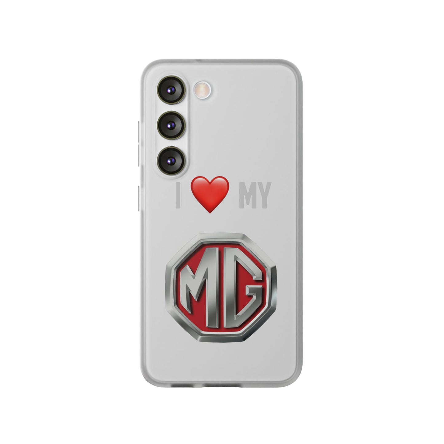 MG Phone Case - Flexible And Frosted TPU Plastic I Love My MG Phone Case