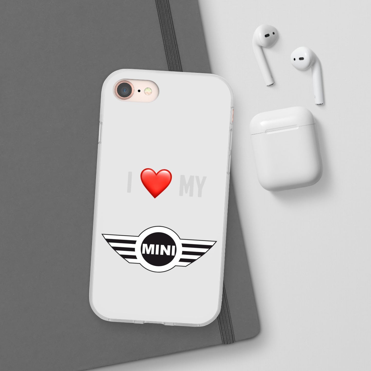 Mini Phone Case - Flexible And Frosted TPU Plastic I Love My Mini Phone Case