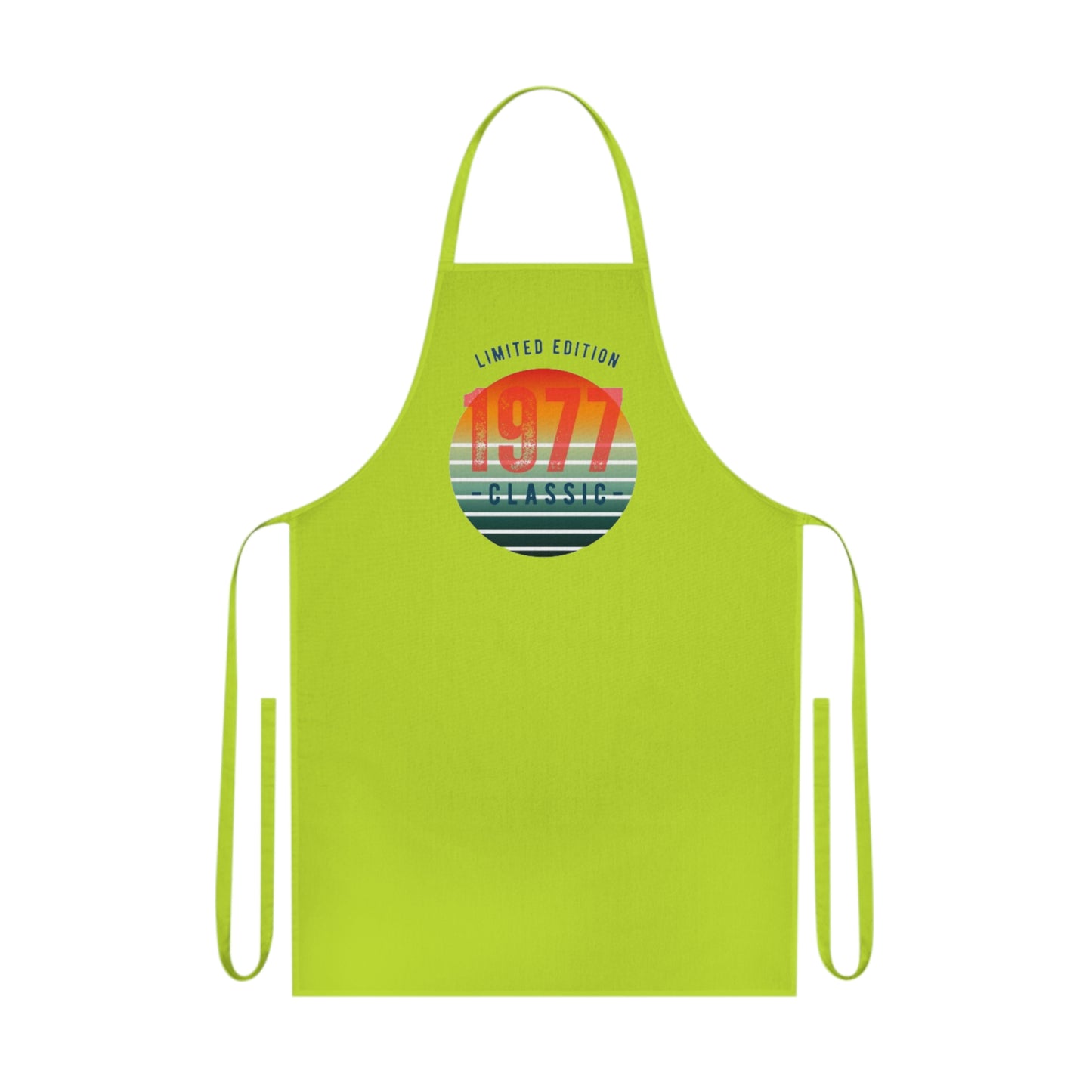Personalised Custom Limited Edition 1977 Cotton Apron
