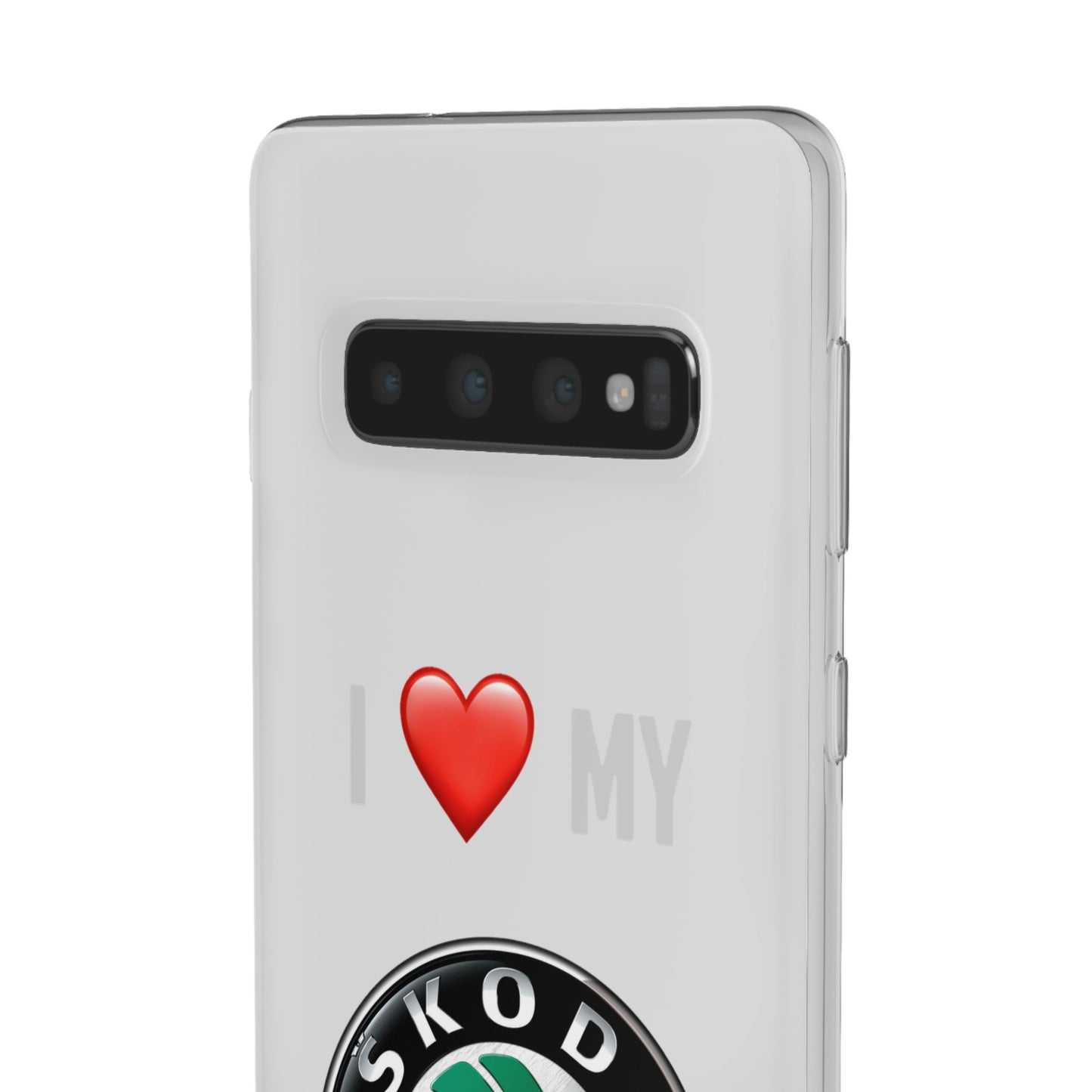 Skoda Phone Case - Flexible And Frosted TPU Plastic I Love My Skoda Phone Case