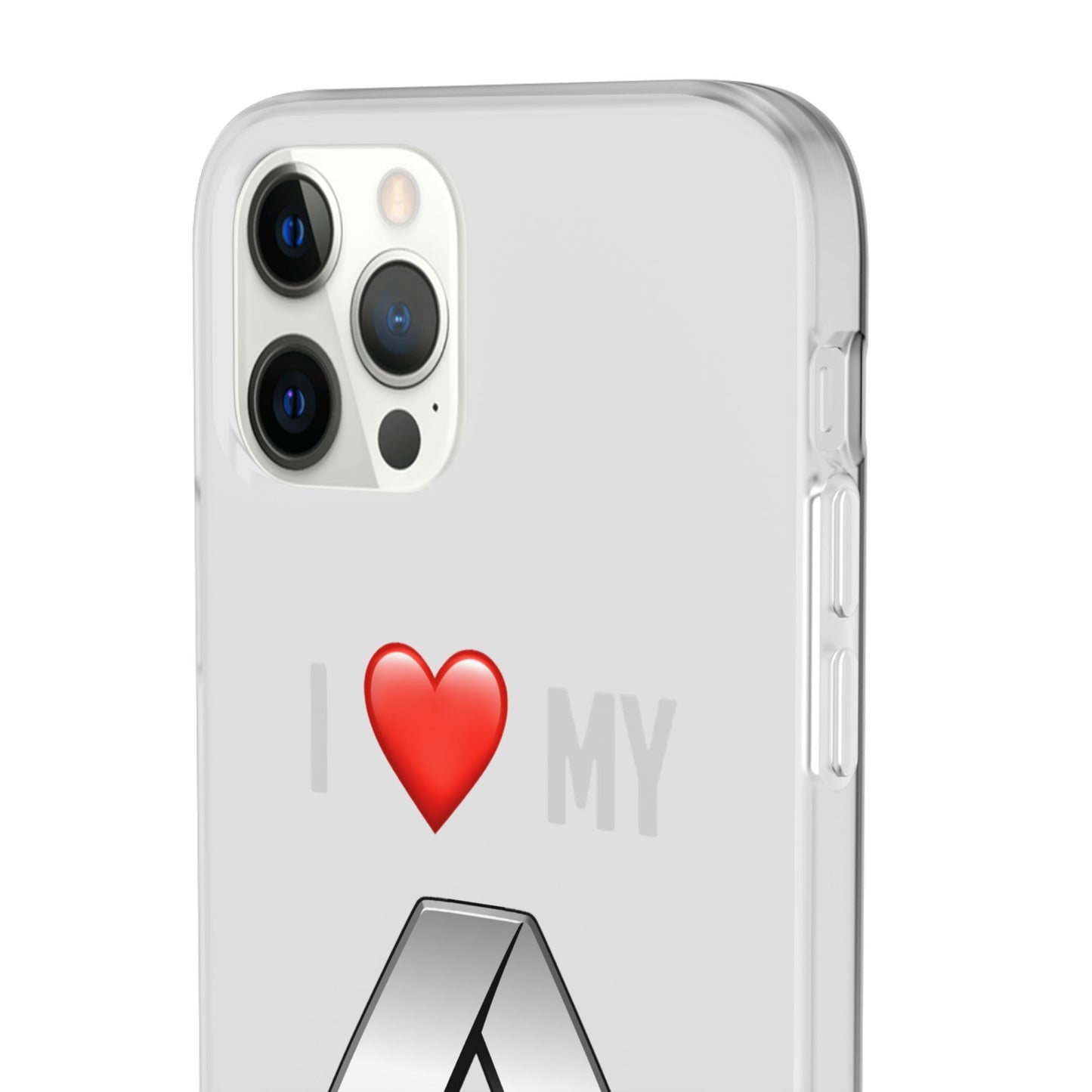 Renault Phone Case - Flexible And Frosted TPU Plastic I Love My Renault Phone Case