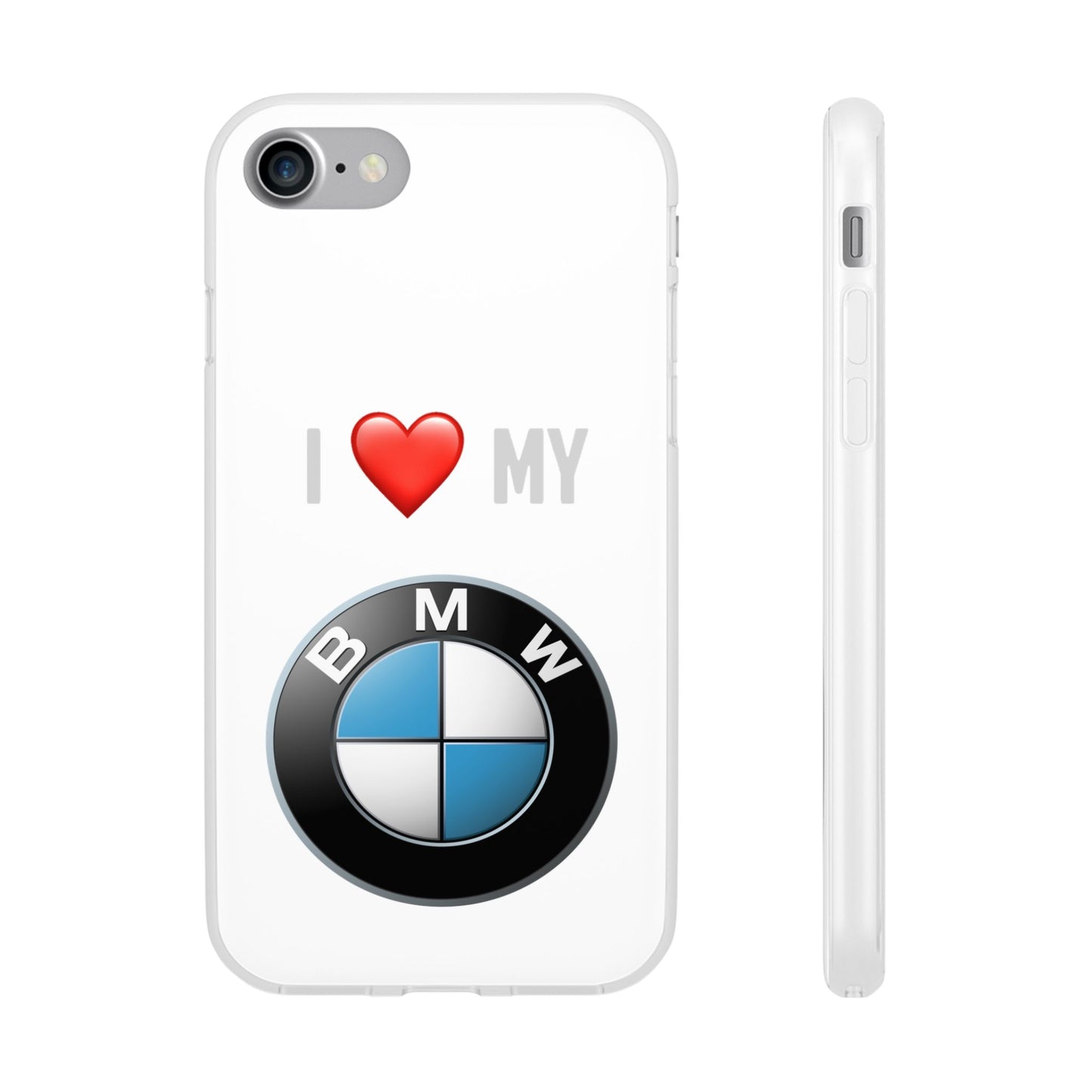 BMW Phone Case - Flexible And Frosted TPU Plastic I Love My BMW Phone Case