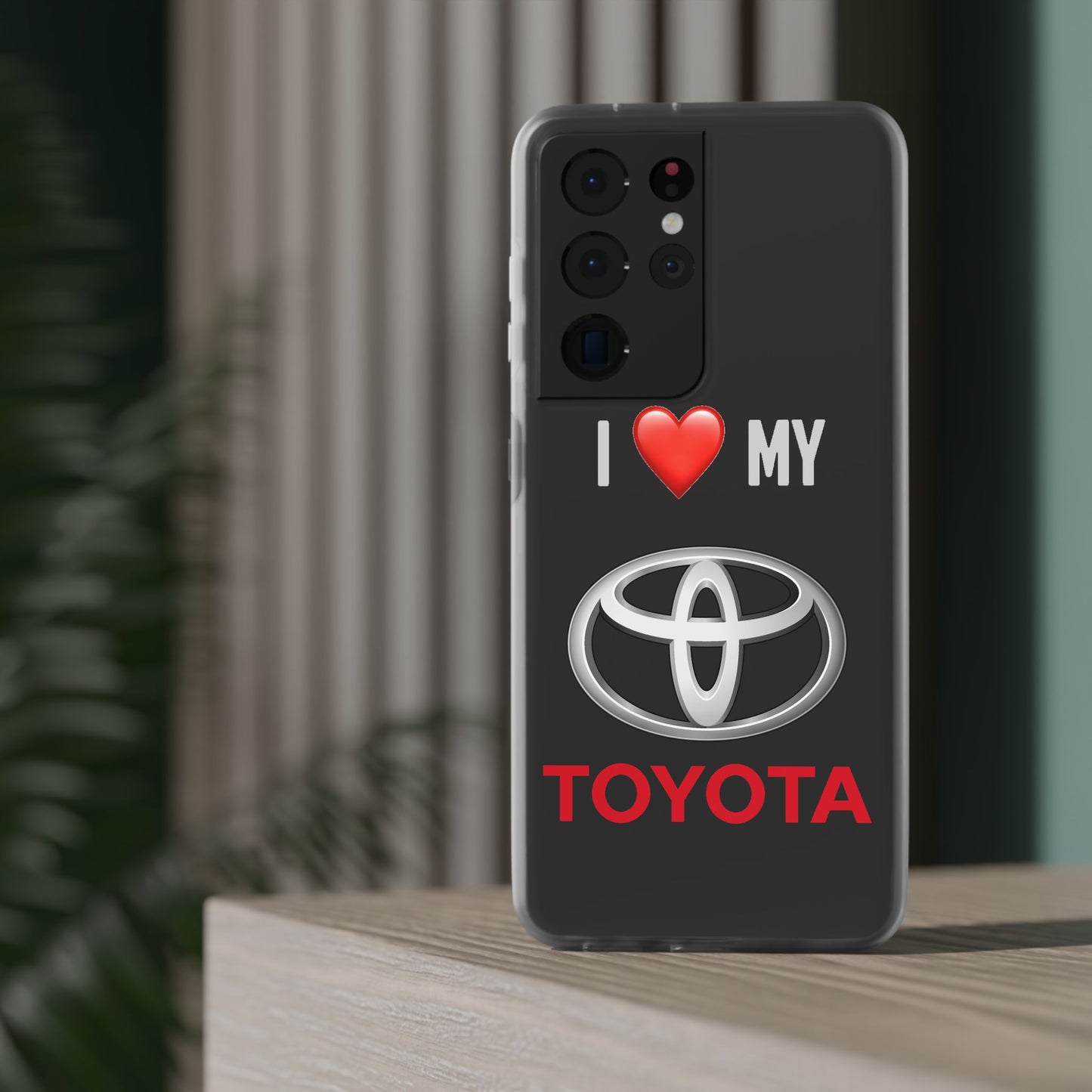 Toyota Phone Case - Flexible And Frosted TPU Plastic I Love My Toyota Phone Case
