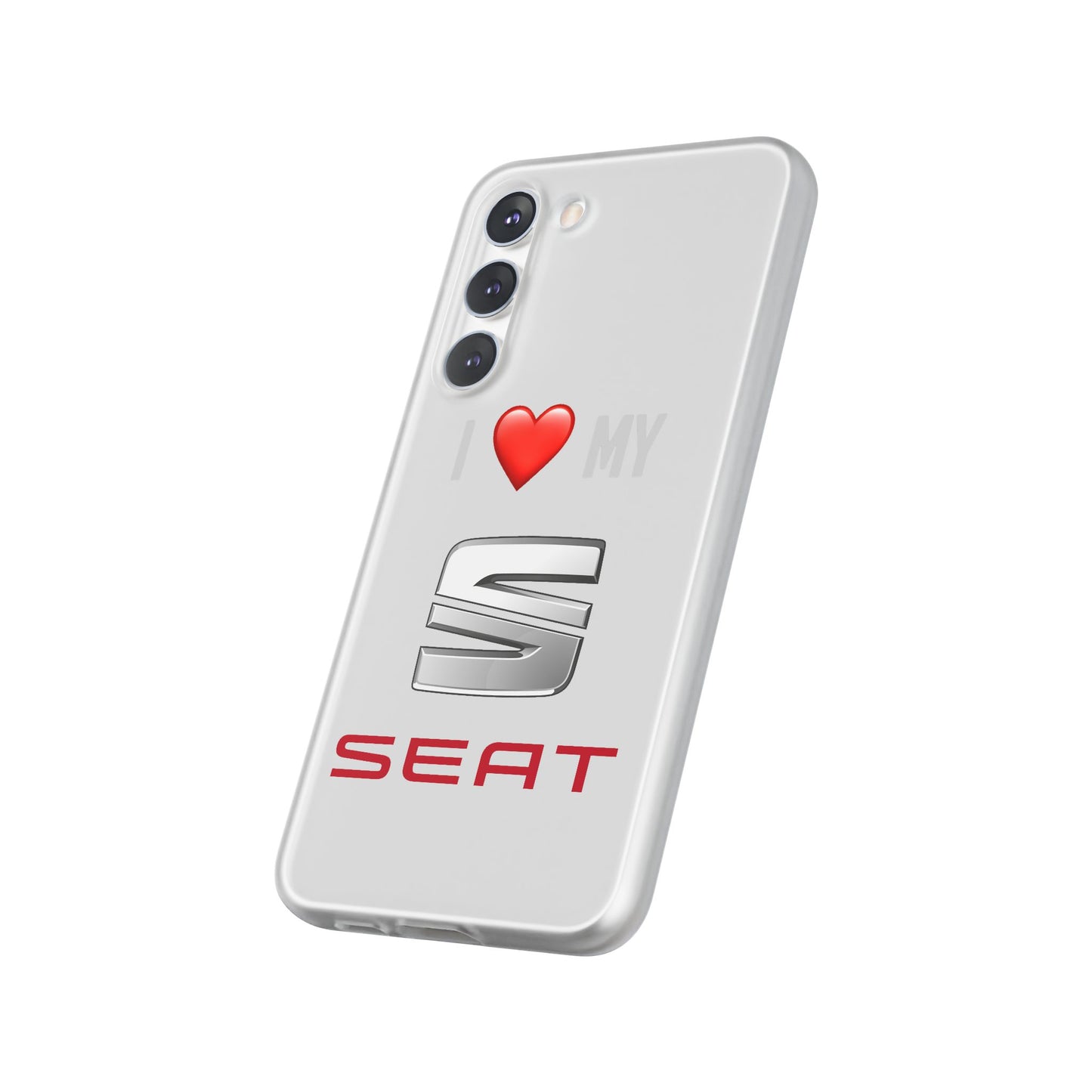 Seat Phone Case - Flexible And Frosted TPU Plastic I Love My Seat Phone Case