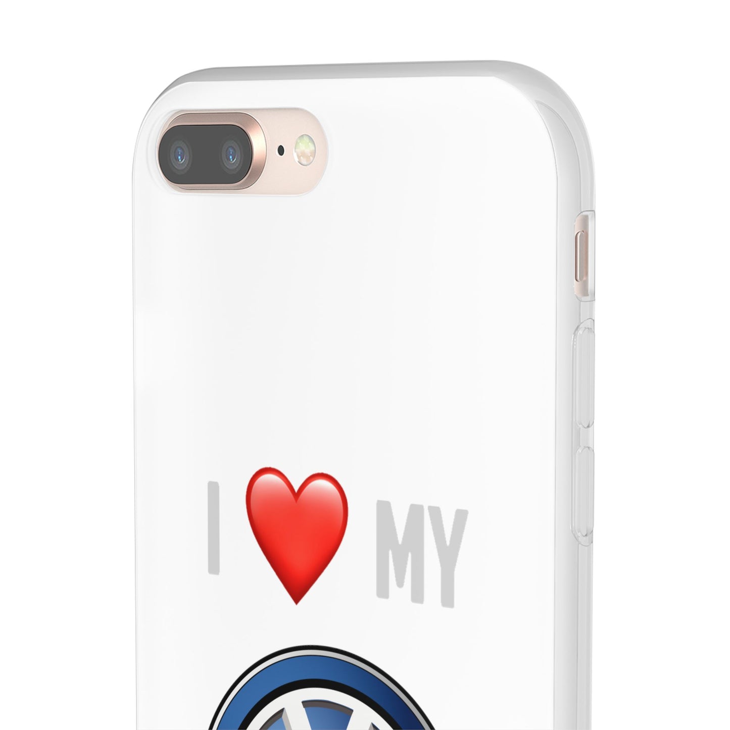 Volkswagen Phone Case - Flexible And Frosted TPU Plastic I Love My Volkswagen Phone Case