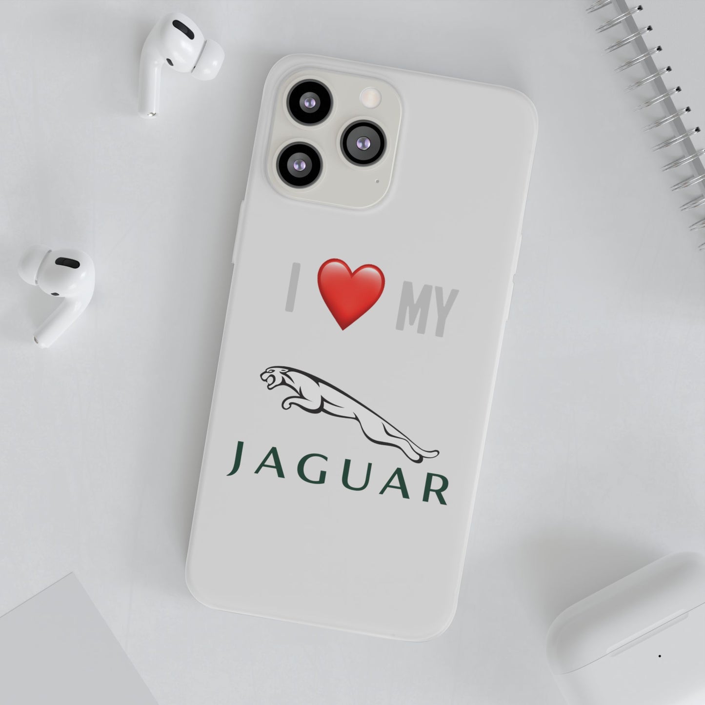 Jaguar Phone Case - Flexible And Frosted TPU Plastic I Love My Jaguar Phone Case