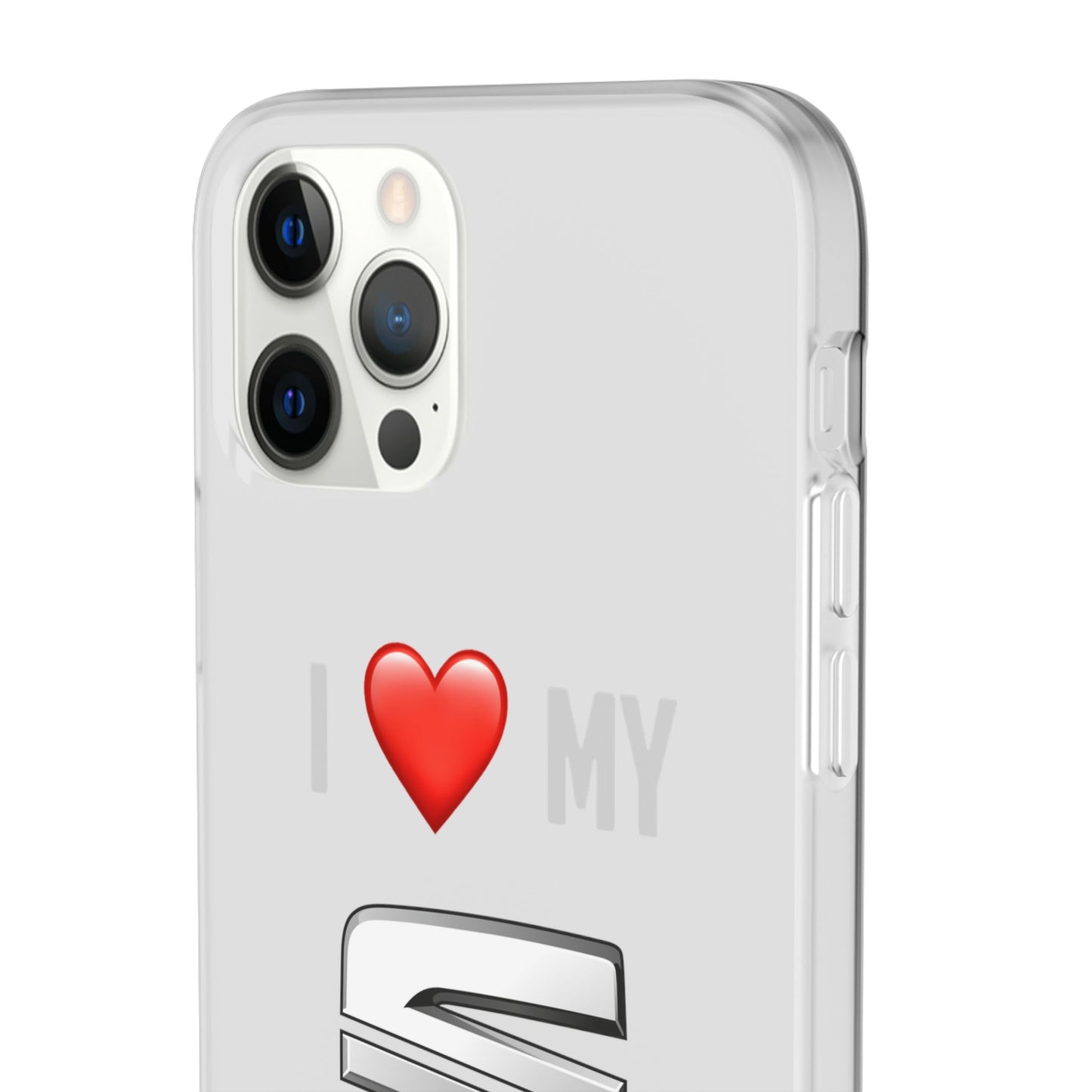 Seat Phone Case - Flexible And Frosted TPU Plastic I Love My Seat Phone Case