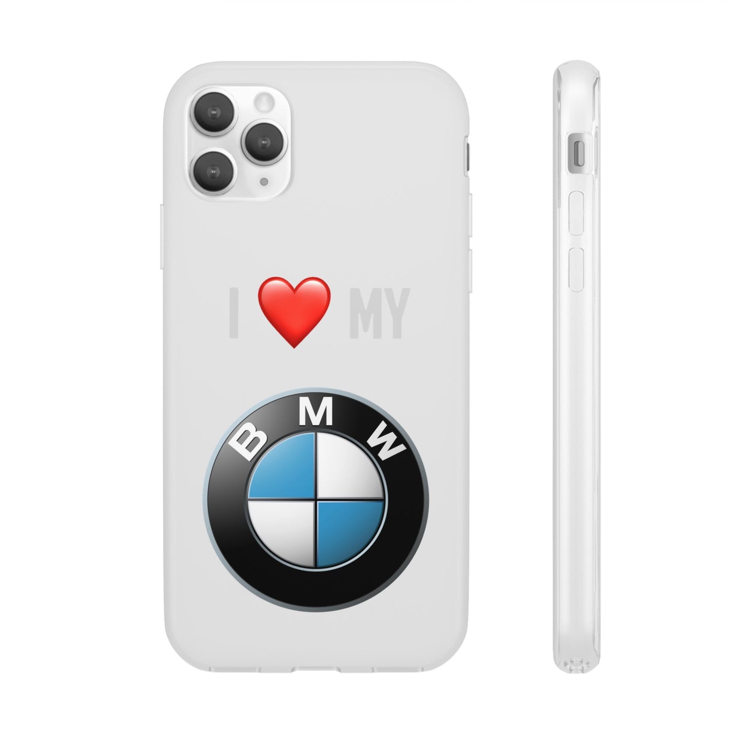 BMW Phone Case - Flexible And Frosted TPU Plastic I Love My BMW Phone Case