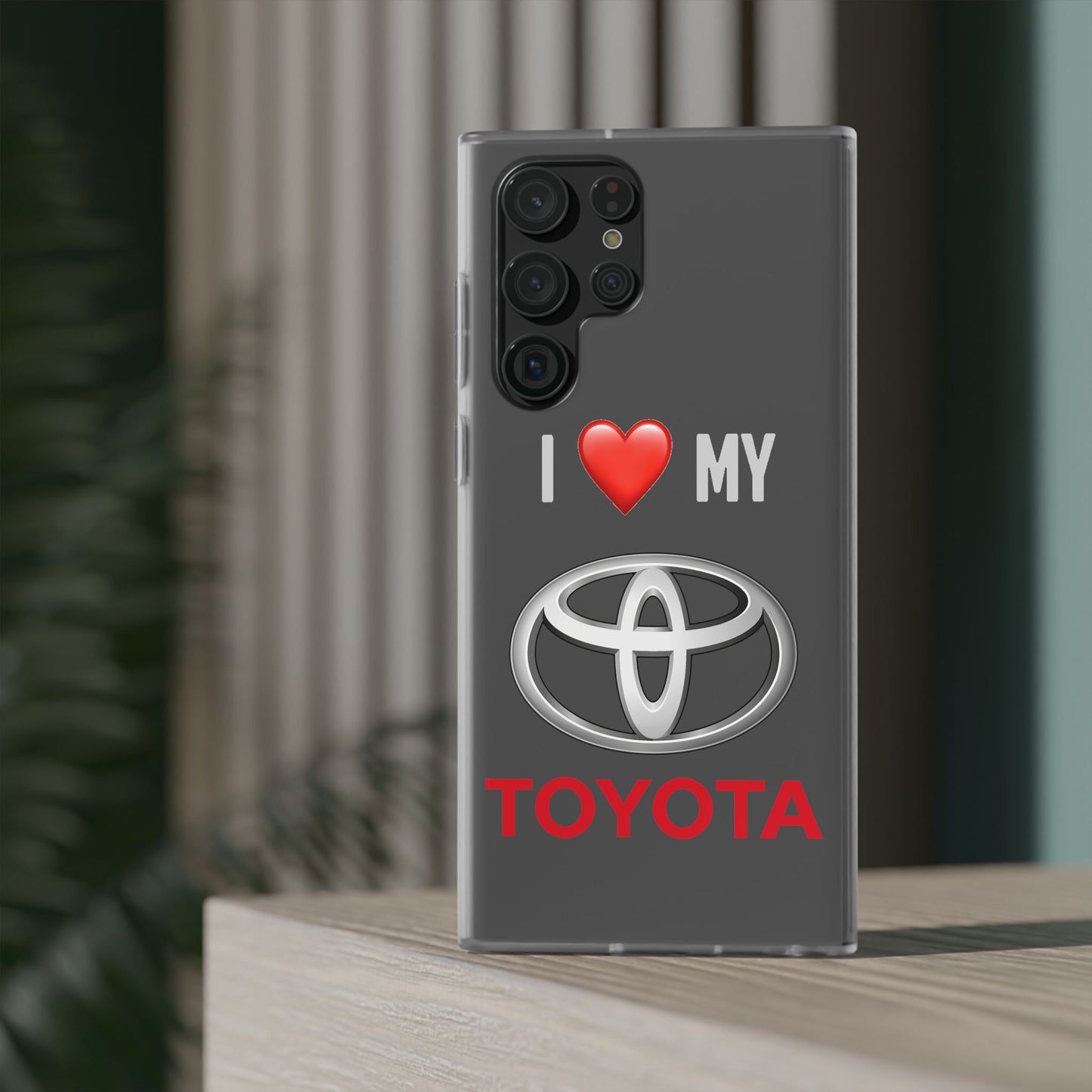 Toyota Phone Case - Flexible And Frosted TPU Plastic I Love My Toyota Phone Case