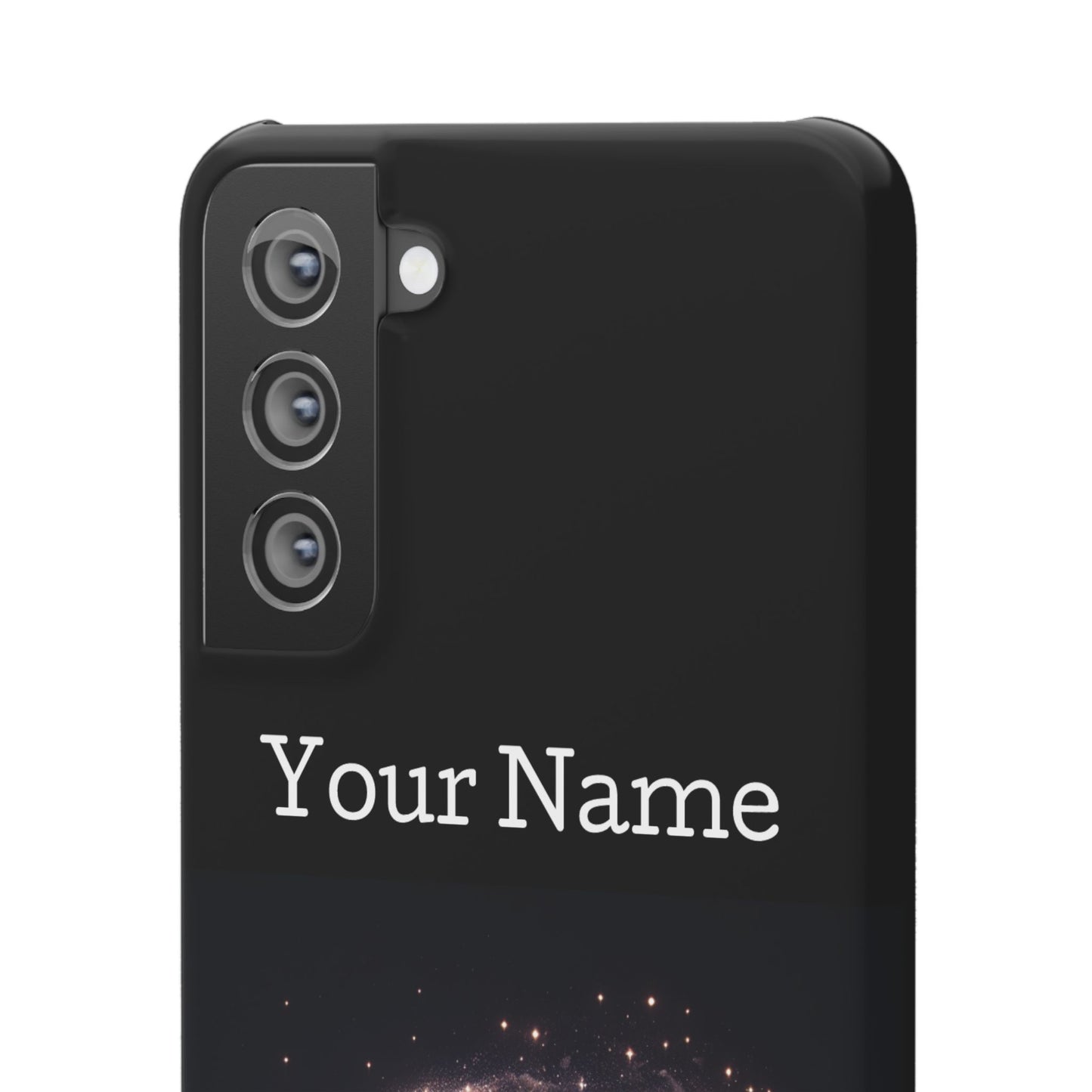 Leo Phone Case - Glossy Black Polycarbonate Snap Case Phone Protection