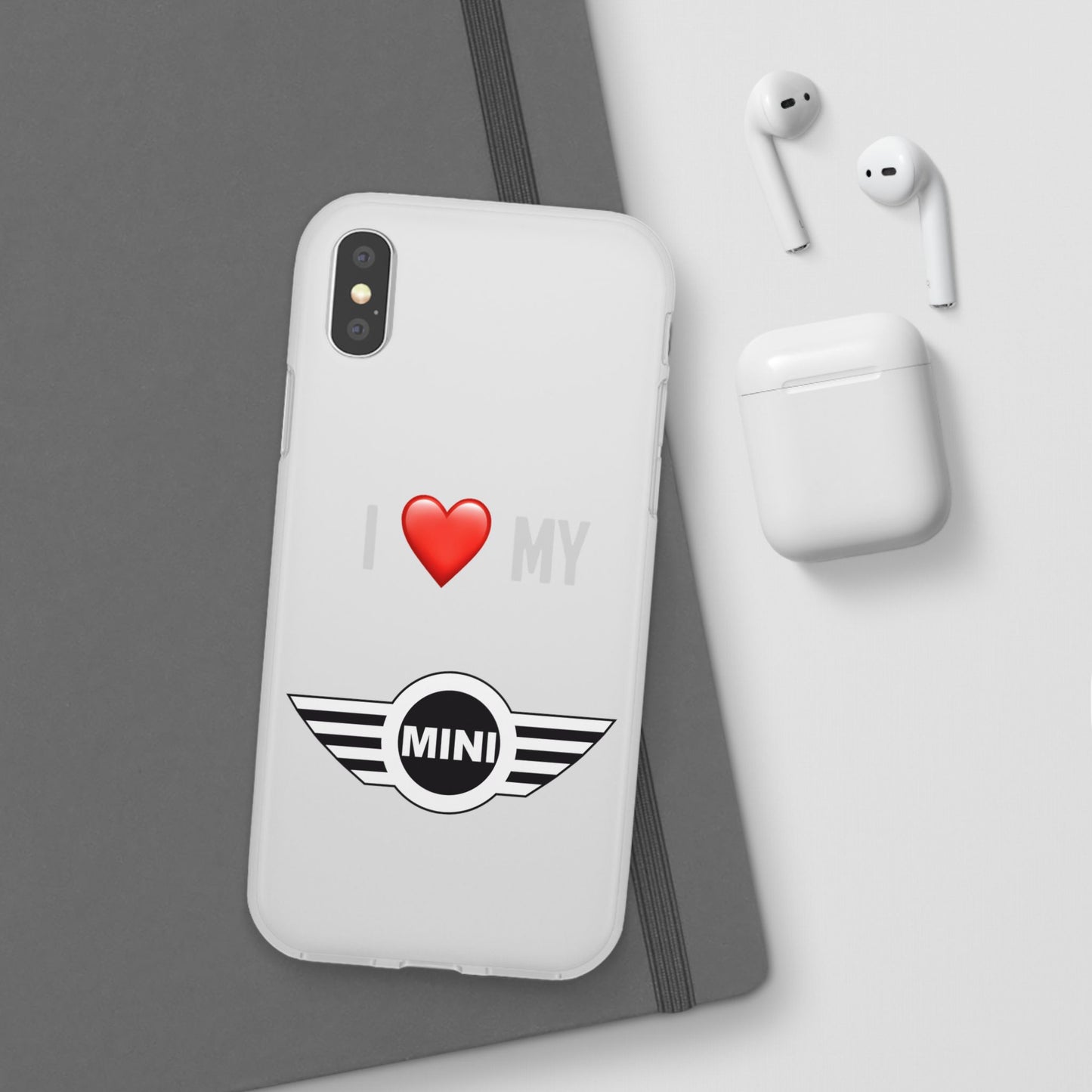 Mini Phone Case - Flexible And Frosted TPU Plastic I Love My Mini Phone Case