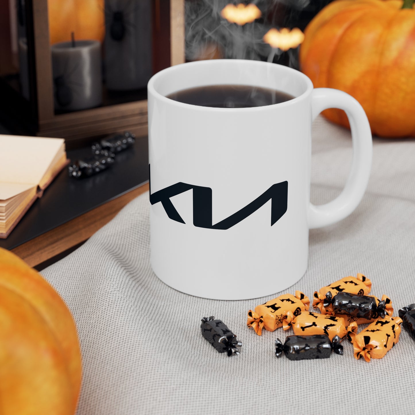 Kia  - I Love my Kia White Ceramic Coffee Cup 11oz, 15oz