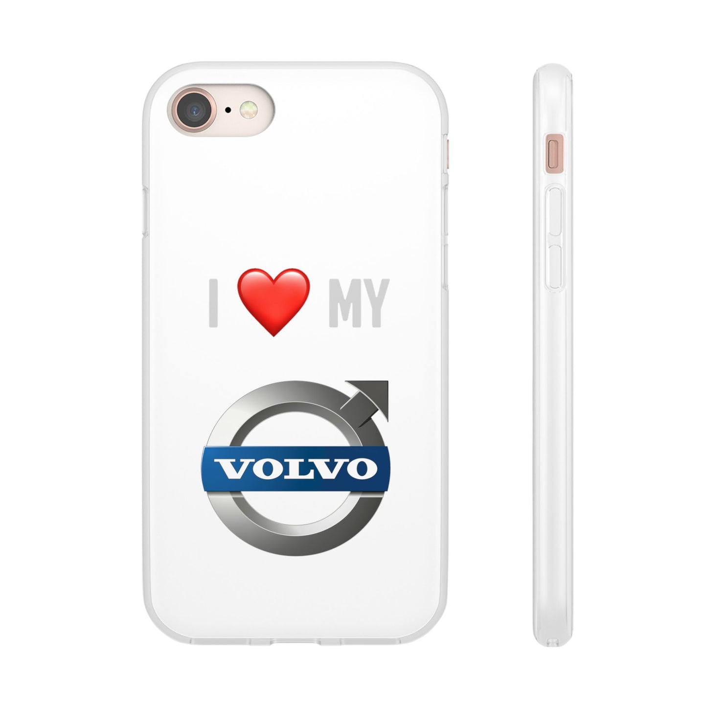 Volvo Phone Case - Flexible And Frosted TPU Plastic I Love My Volvo Phone Case