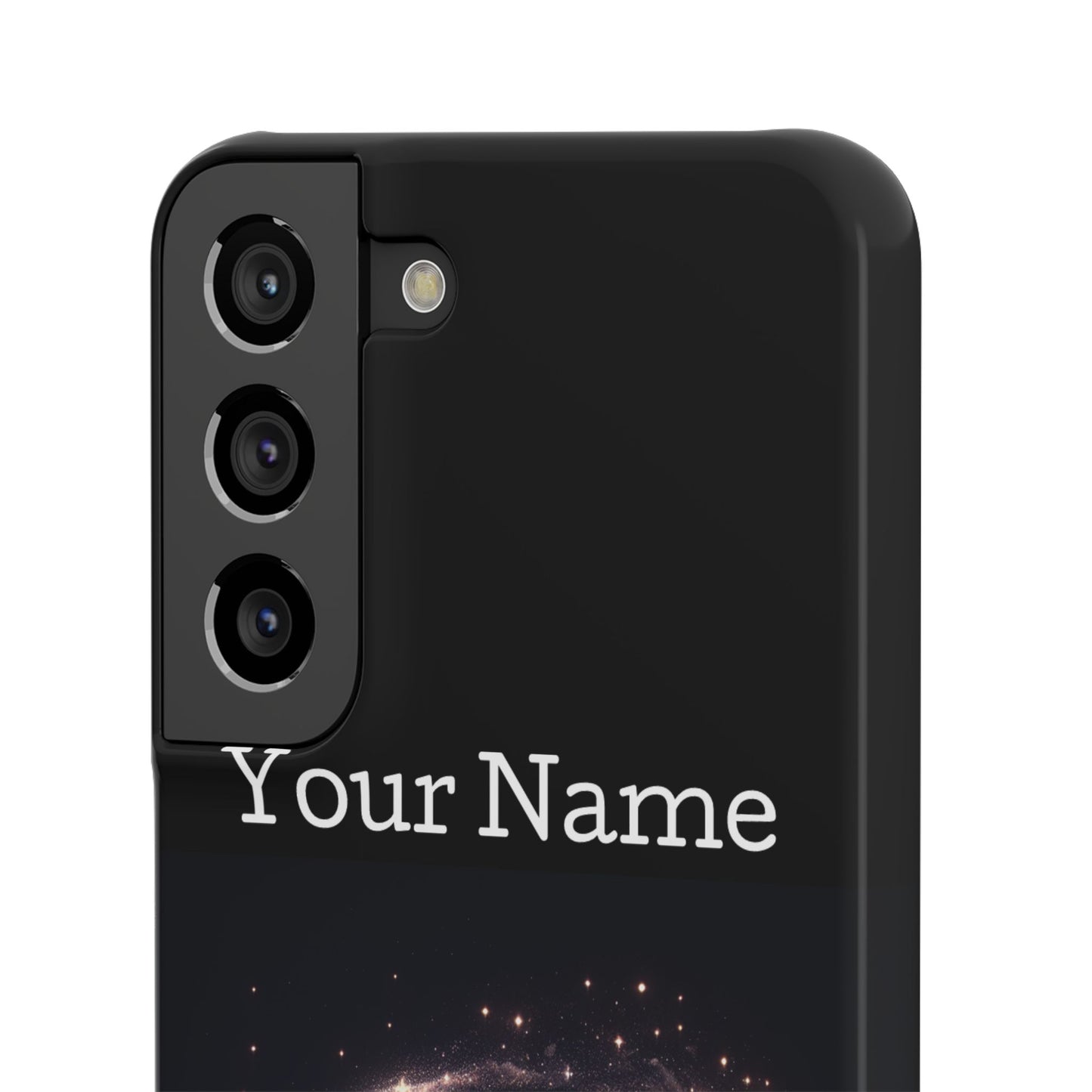 Leo Phone Case - Glossy Black Polycarbonate Snap Case Phone Protection