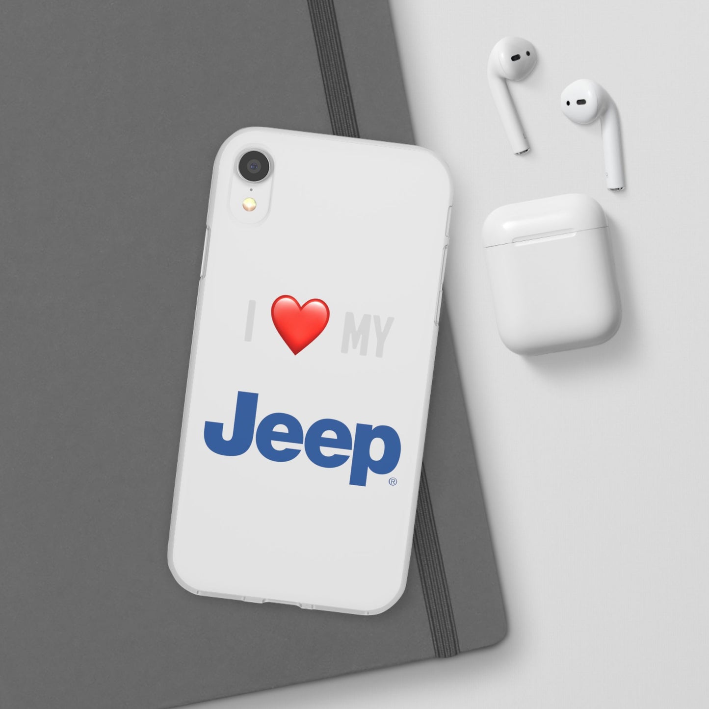 Jeep Phone Case - Flexible And Frosted TPU Plastic I Love My Jeep Phone Case