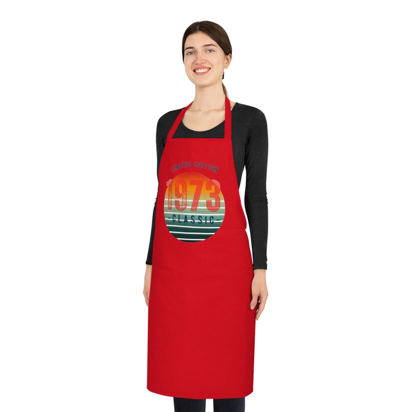 Personalised Custom Limited Edition 1973 Cotton Apron