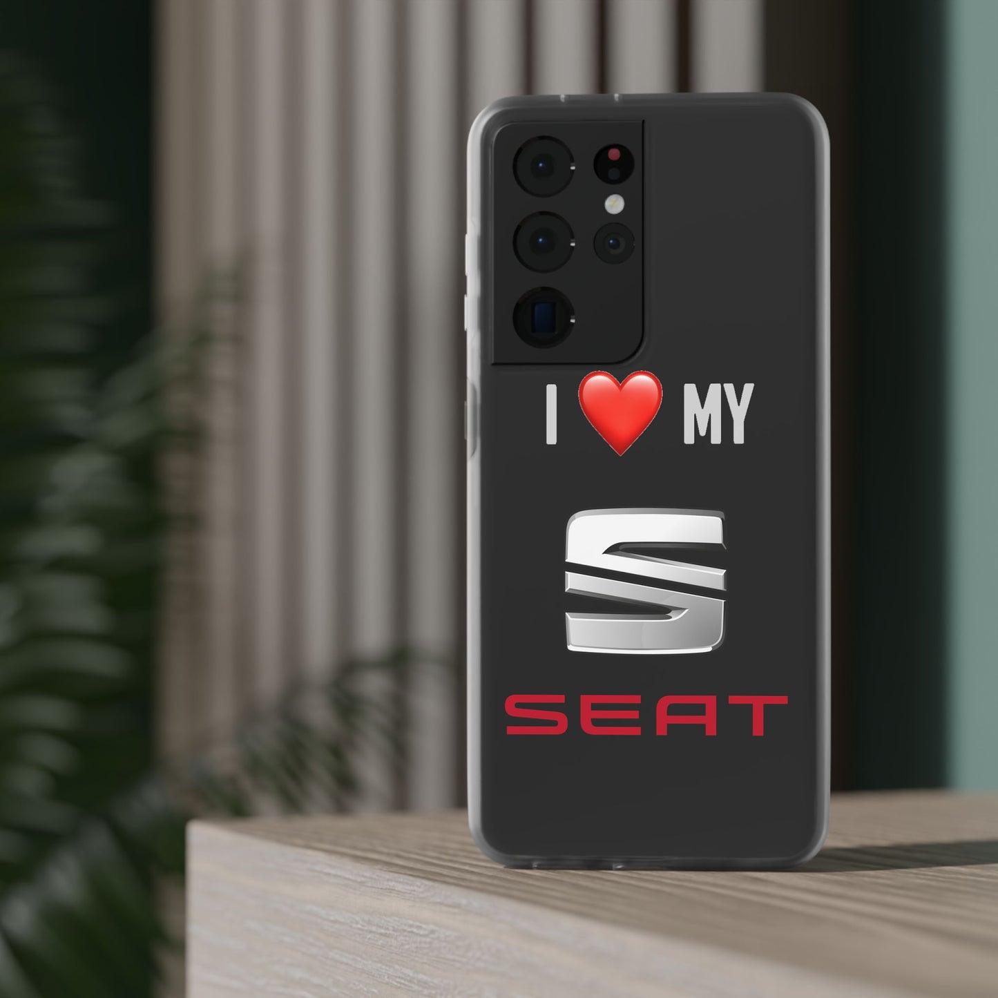 Seat Phone Case - Flexible And Frosted TPU Plastic I Love My Seat Phone Case