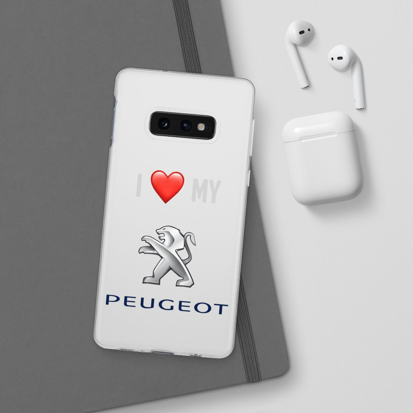 Peugeot Phone Case - Flexible And Frosted TPU Plastic I Love My Peugeot Phone Case