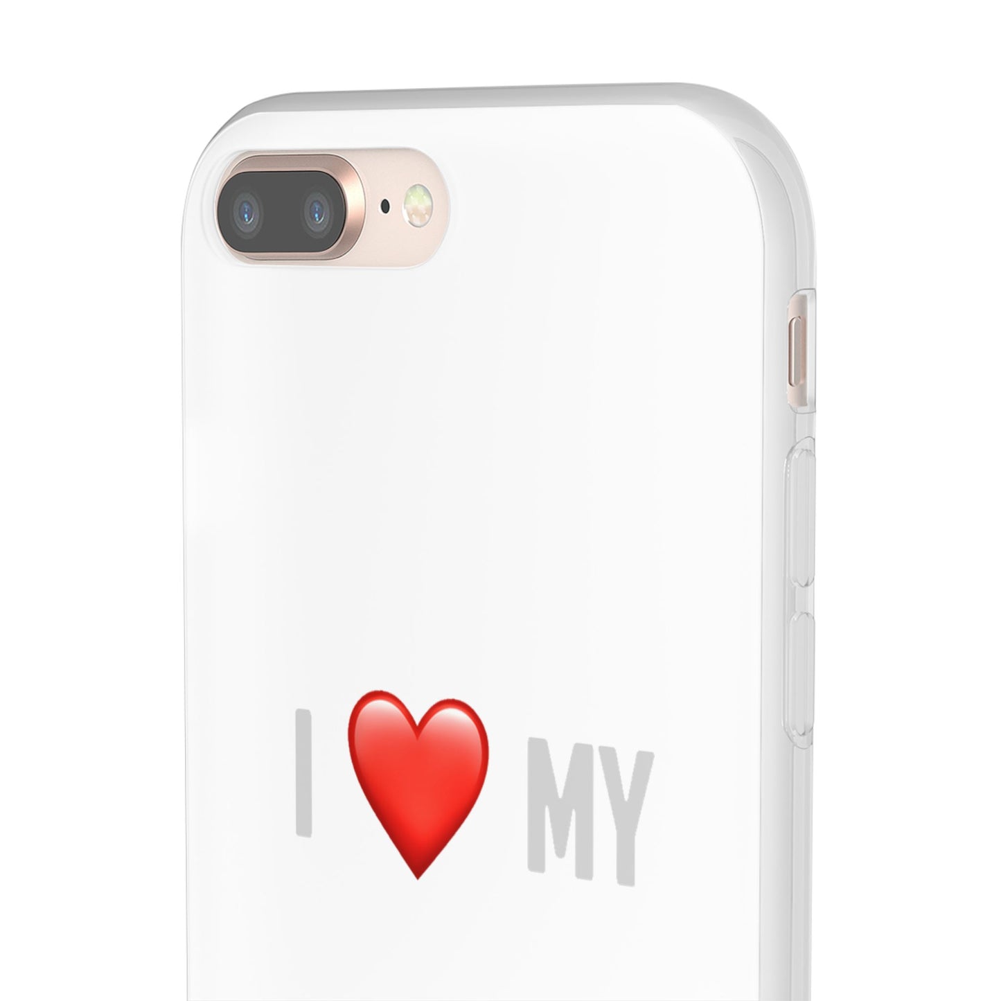 Mini Phone Case - Flexible And Frosted TPU Plastic I Love My Mini Phone Case