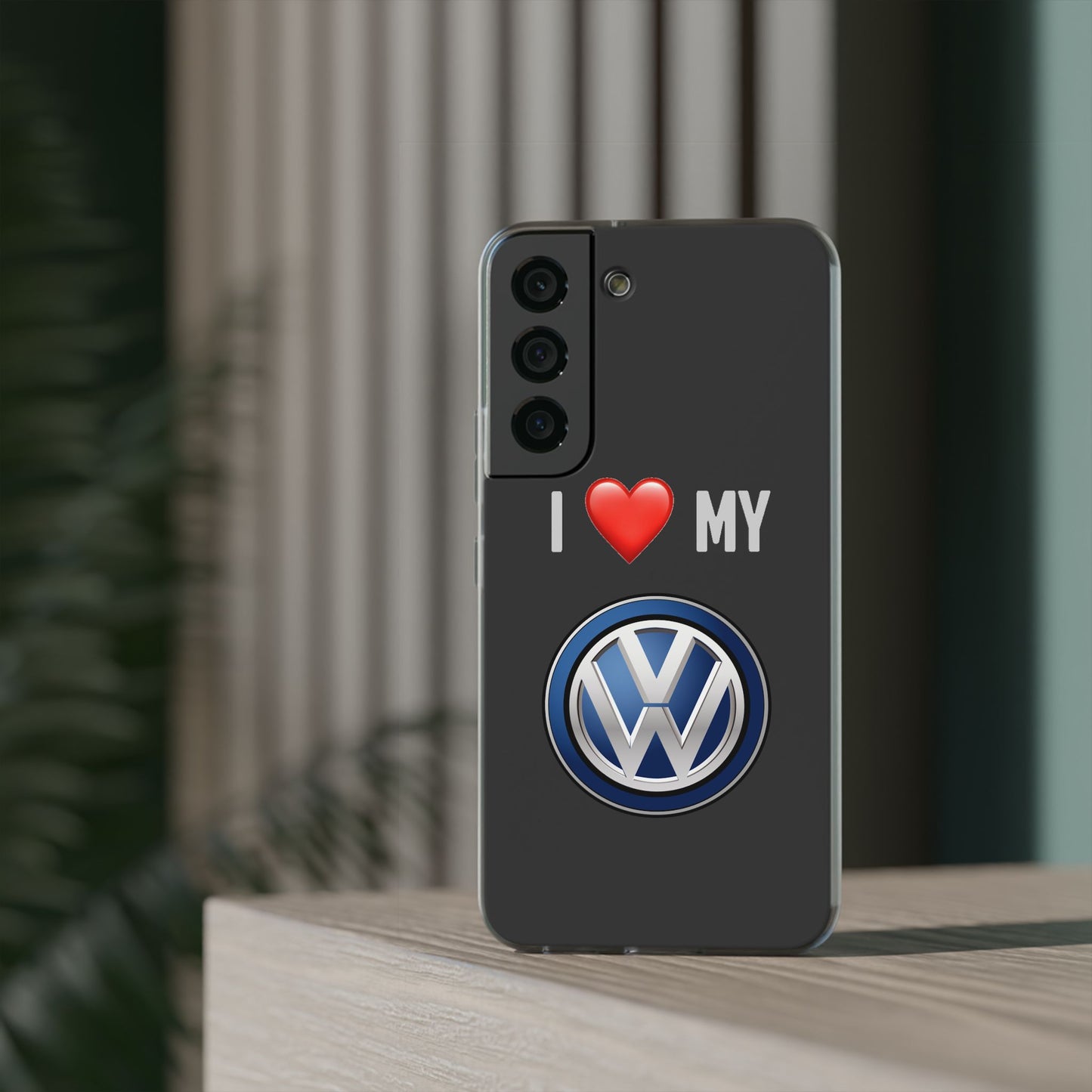 Volkswagen Phone Case - Flexible And Frosted TPU Plastic I Love My Volkswagen Phone Case