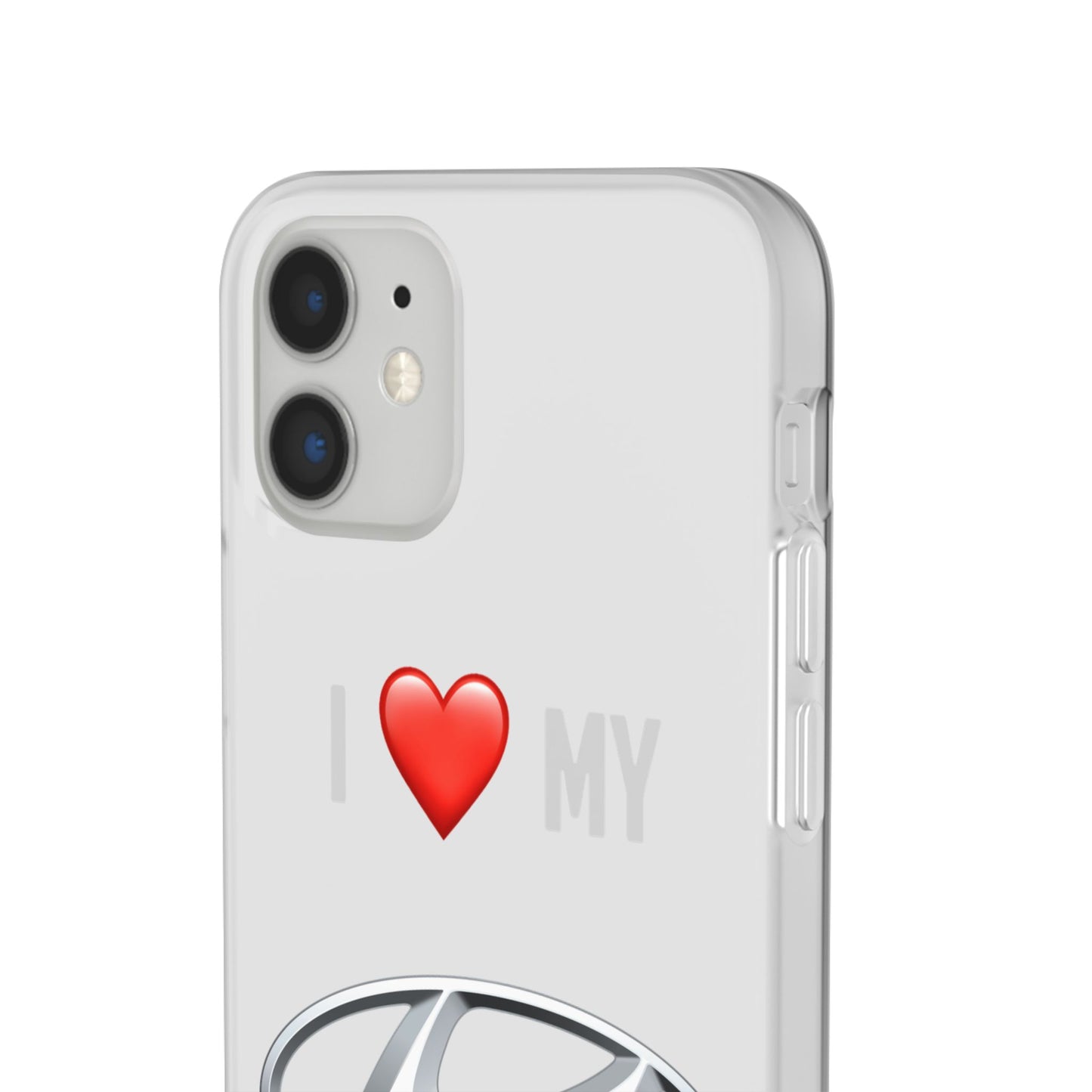 Hyundai Phone Case - Flexible And Frosted TPU Plastic I Love My Hyundai Phone Case