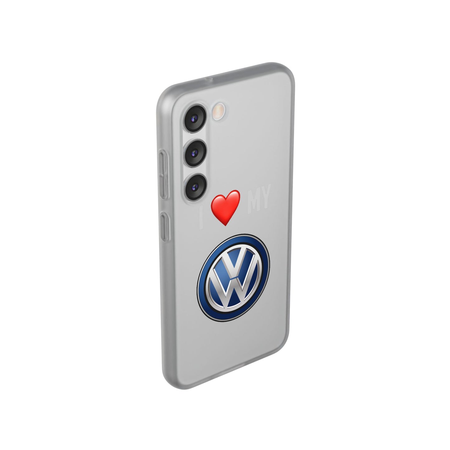 Volkswagen Phone Case - Flexible And Frosted TPU Plastic I Love My Volkswagen Phone Case