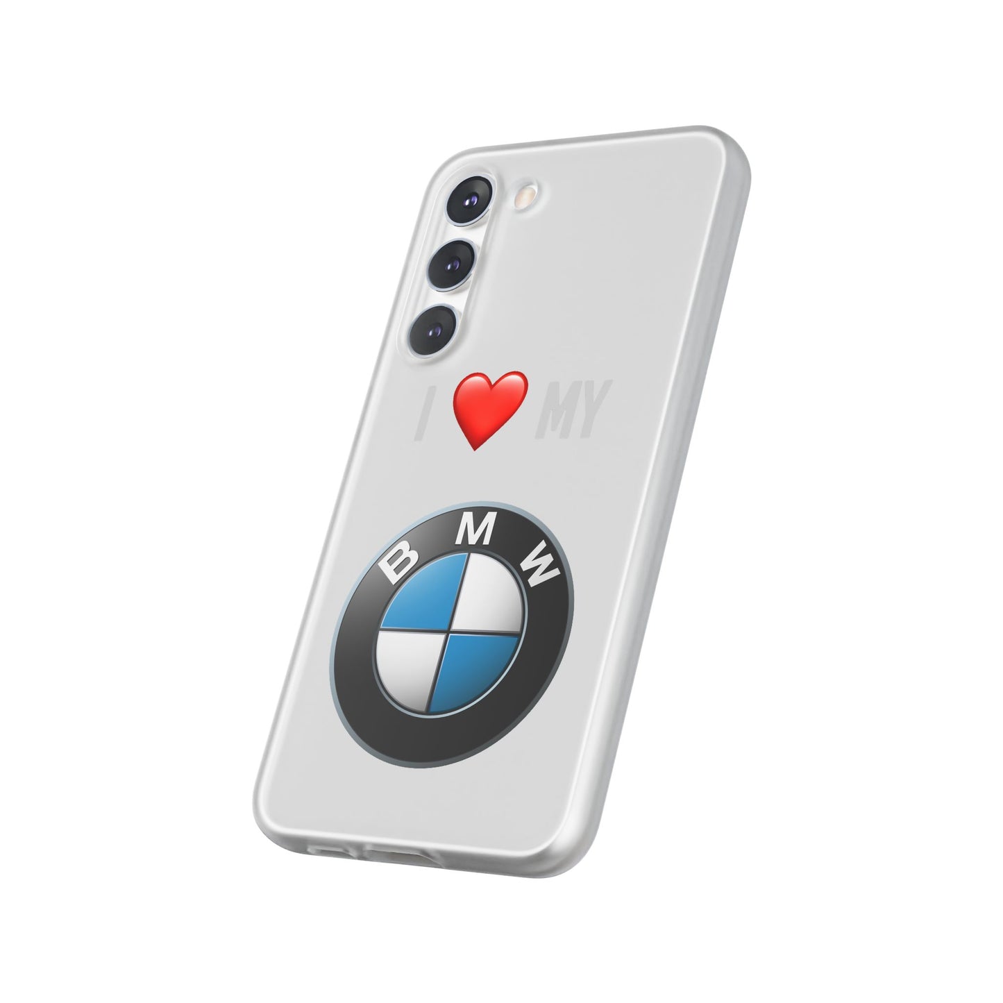 BMW Phone Case - Flexible And Frosted TPU Plastic I Love My BMW Phone Case