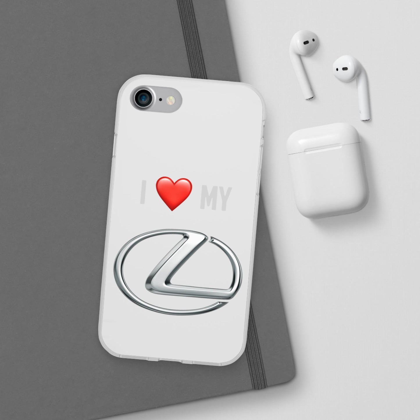 Lexus Phone Case - Flexible And Frosted TPU Plastic I Love My Lexus Phone Case