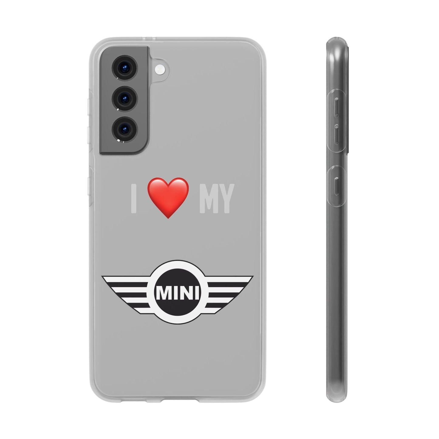 Mini Phone Case - Flexible And Frosted TPU Plastic I Love My Mini Phone Case