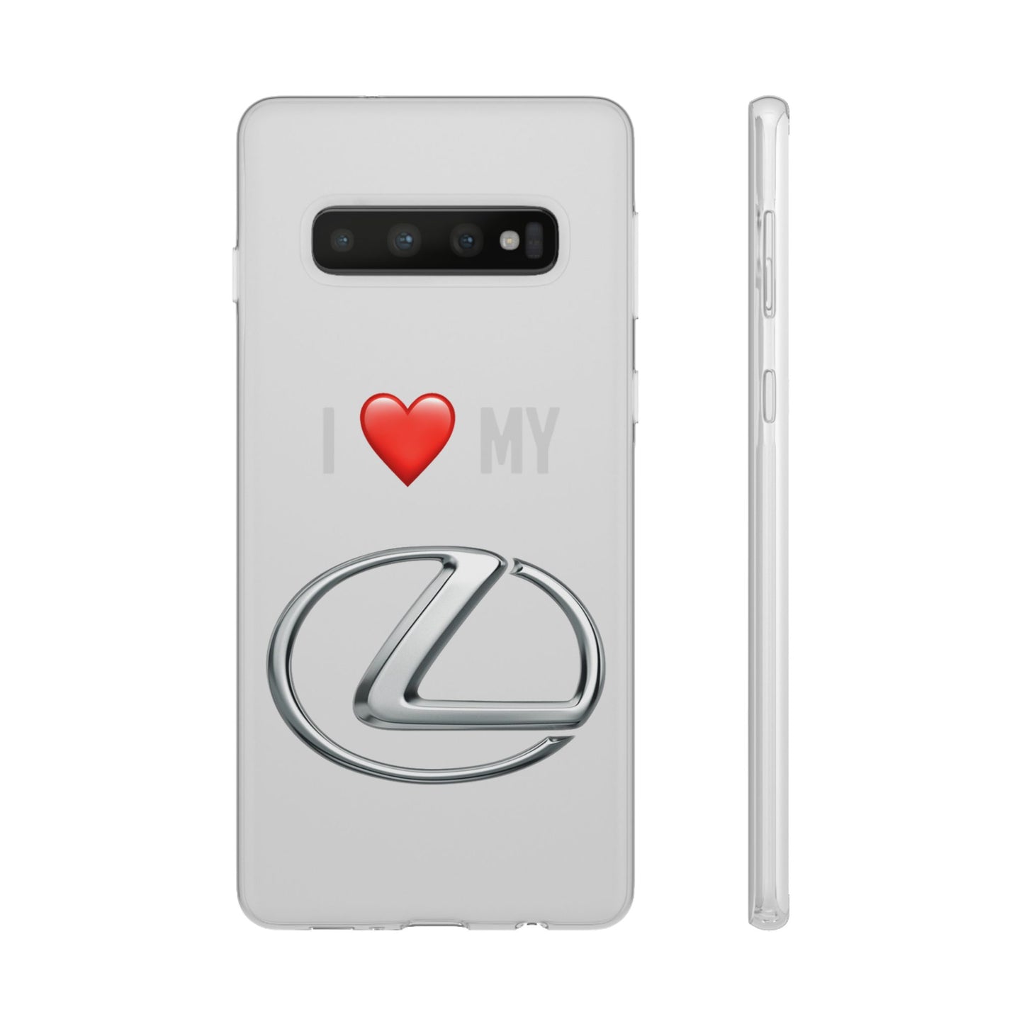 Lexus Phone Case - Flexible And Frosted TPU Plastic I Love My Lexus Phone Case
