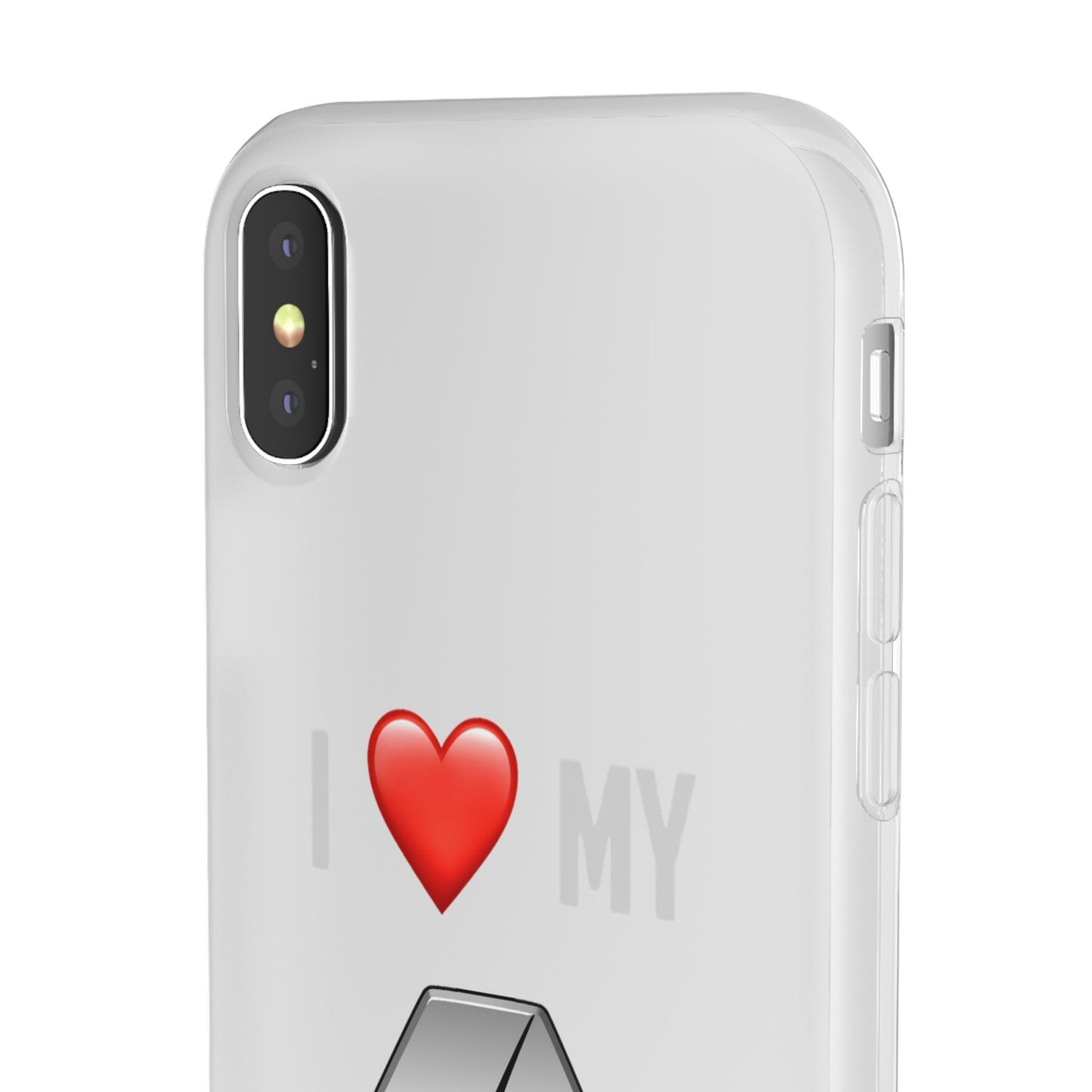 Renault Phone Case - Flexible And Frosted TPU Plastic I Love My Renault Phone Case