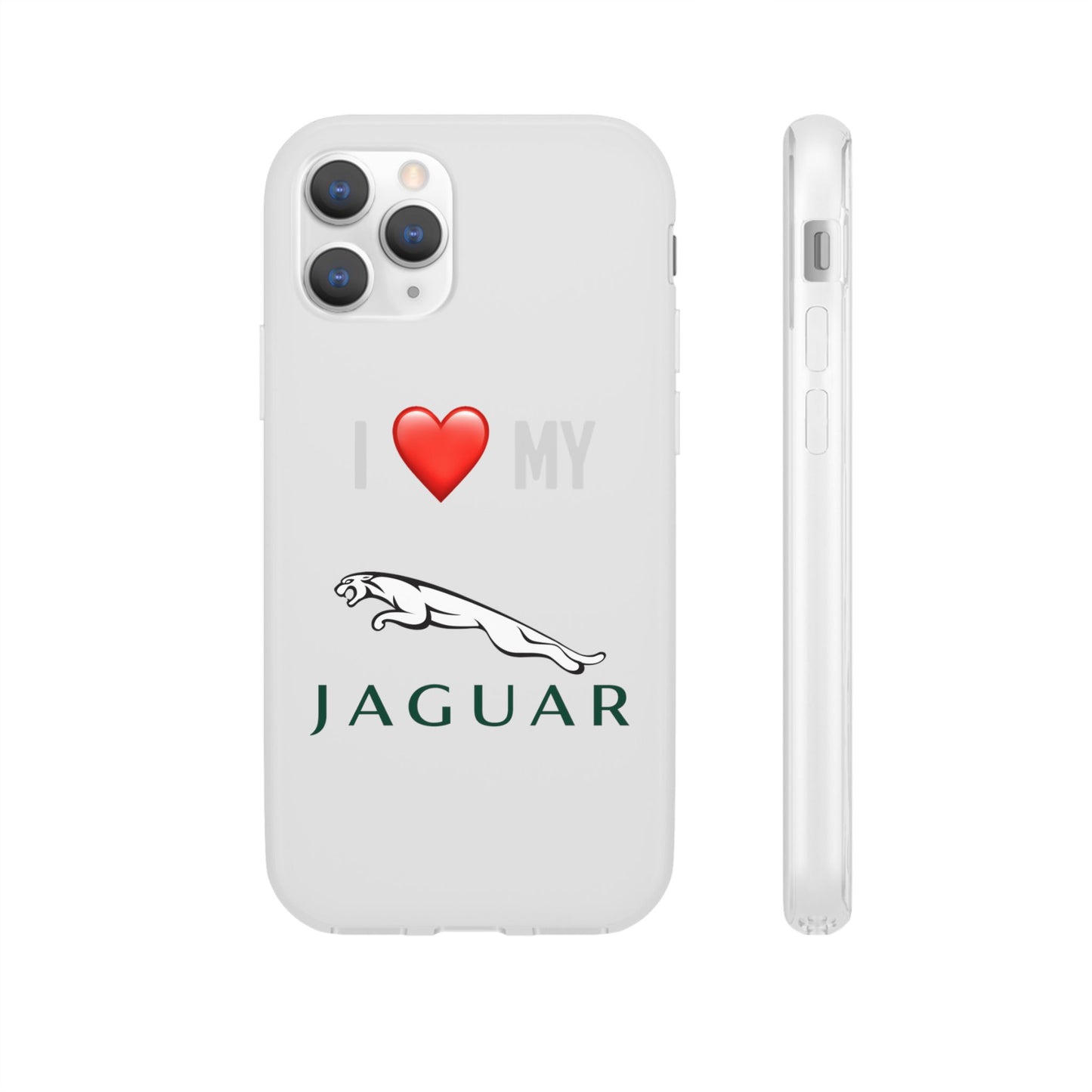Jaguar Phone Case - Flexible And Frosted TPU Plastic I Love My Jaguar Phone Case