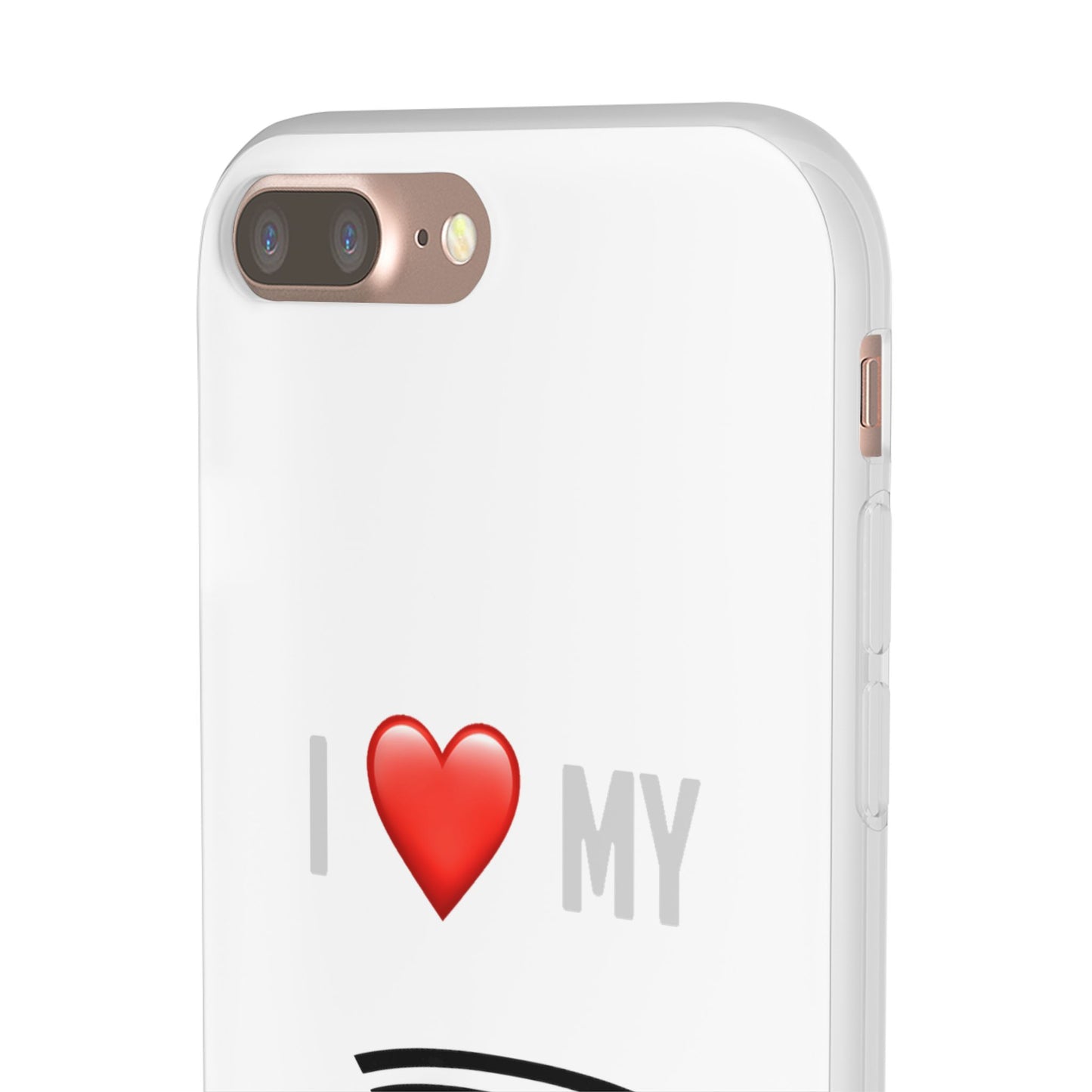 Tesla Phone Case - Flexible And Frosted TPU Plastic I Love My Tesla Phone Case