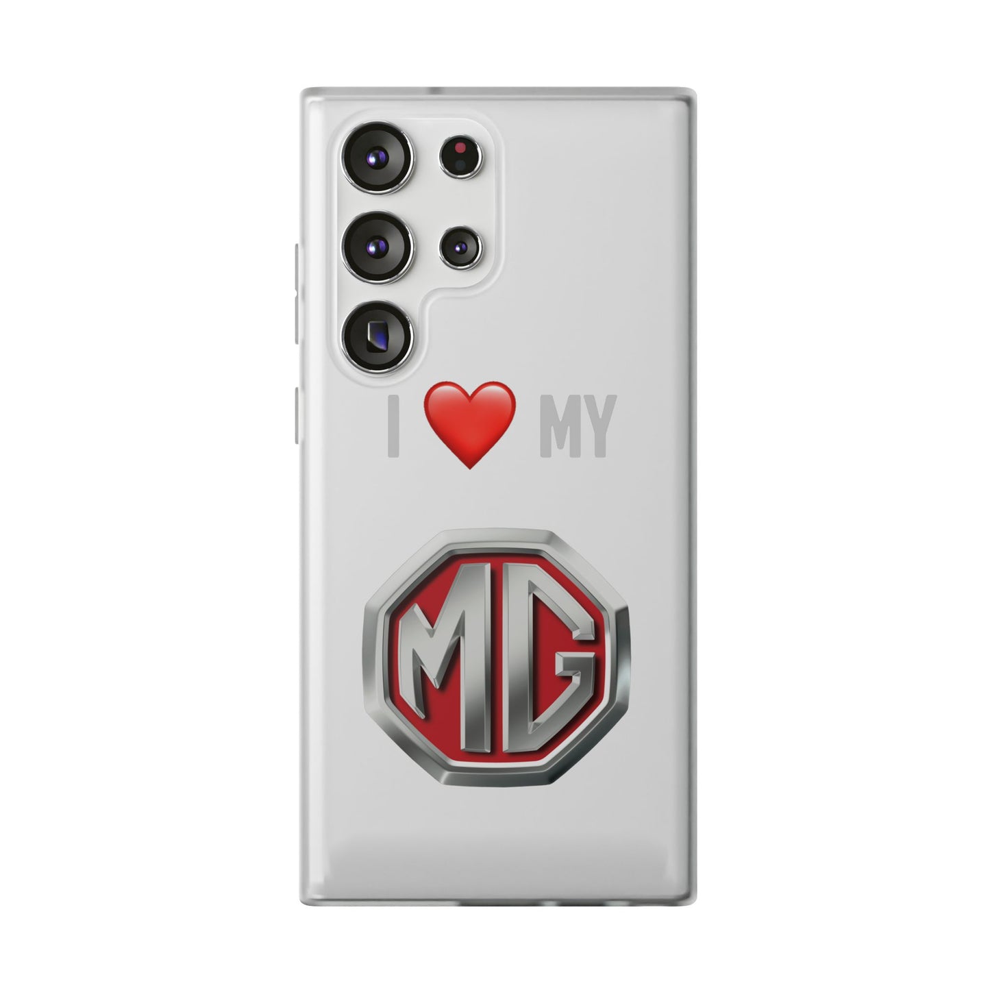 MG Phone Case - Flexible And Frosted TPU Plastic I Love My MG Phone Case