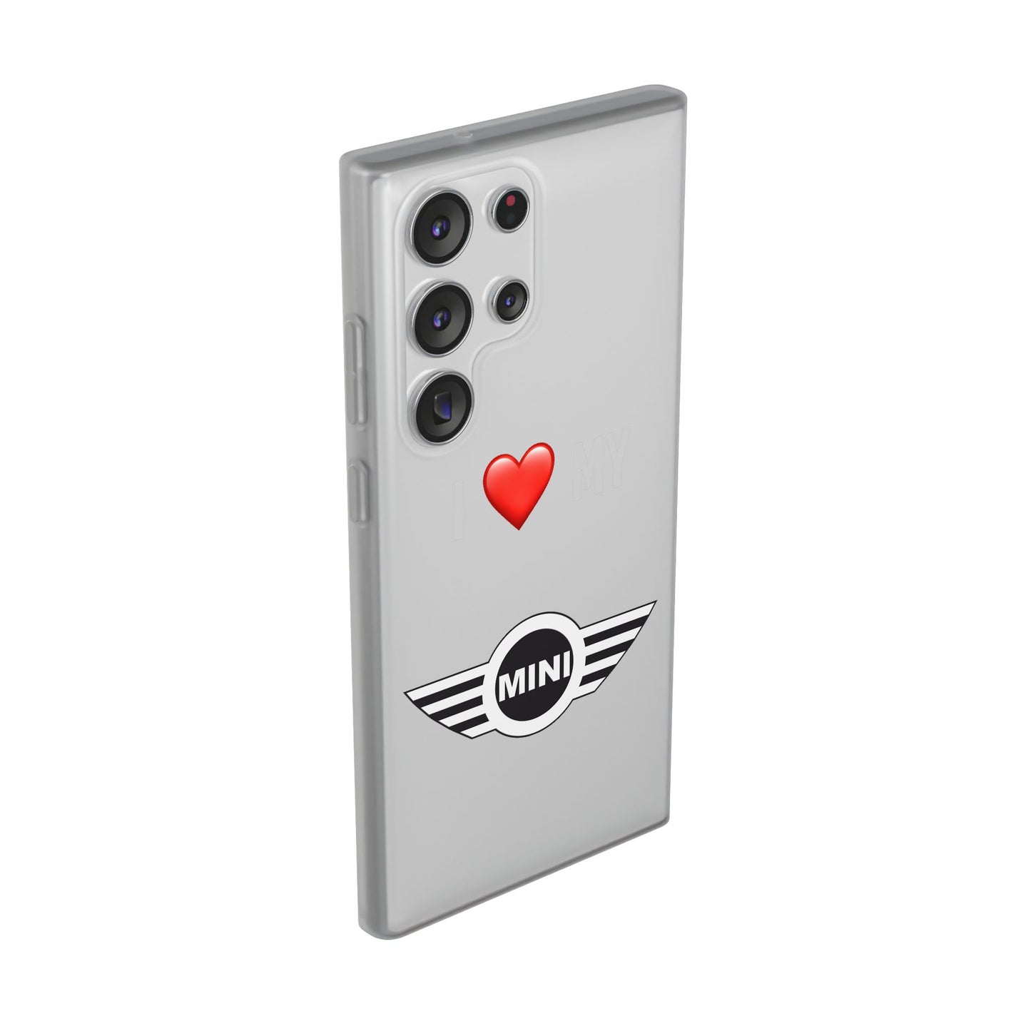 Mini Phone Case - Flexible And Frosted TPU Plastic I Love My Mini Phone Case