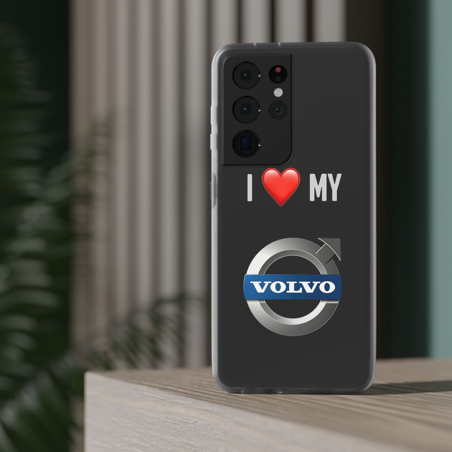 Volvo Phone Case - Flexible And Frosted TPU Plastic I Love My Volvo Phone Case