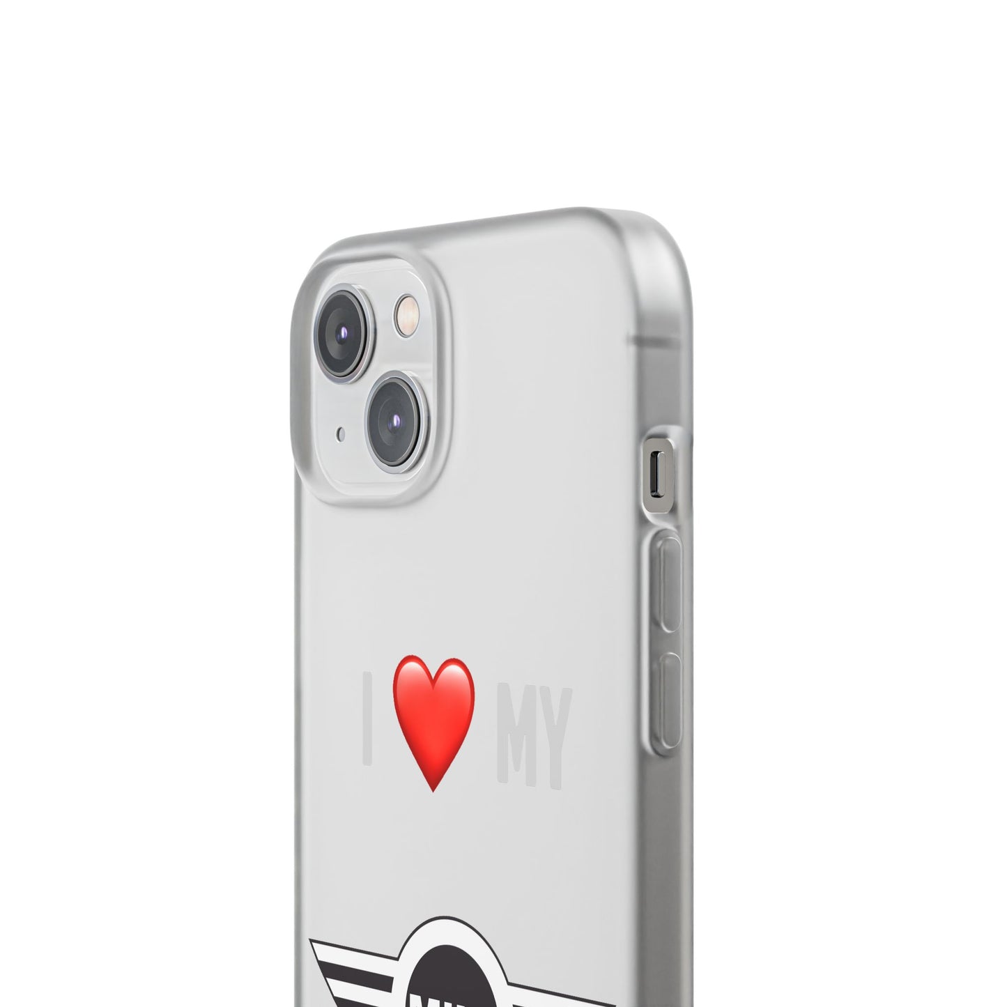 Mini Phone Case - Flexible And Frosted TPU Plastic I Love My Mini Phone Case