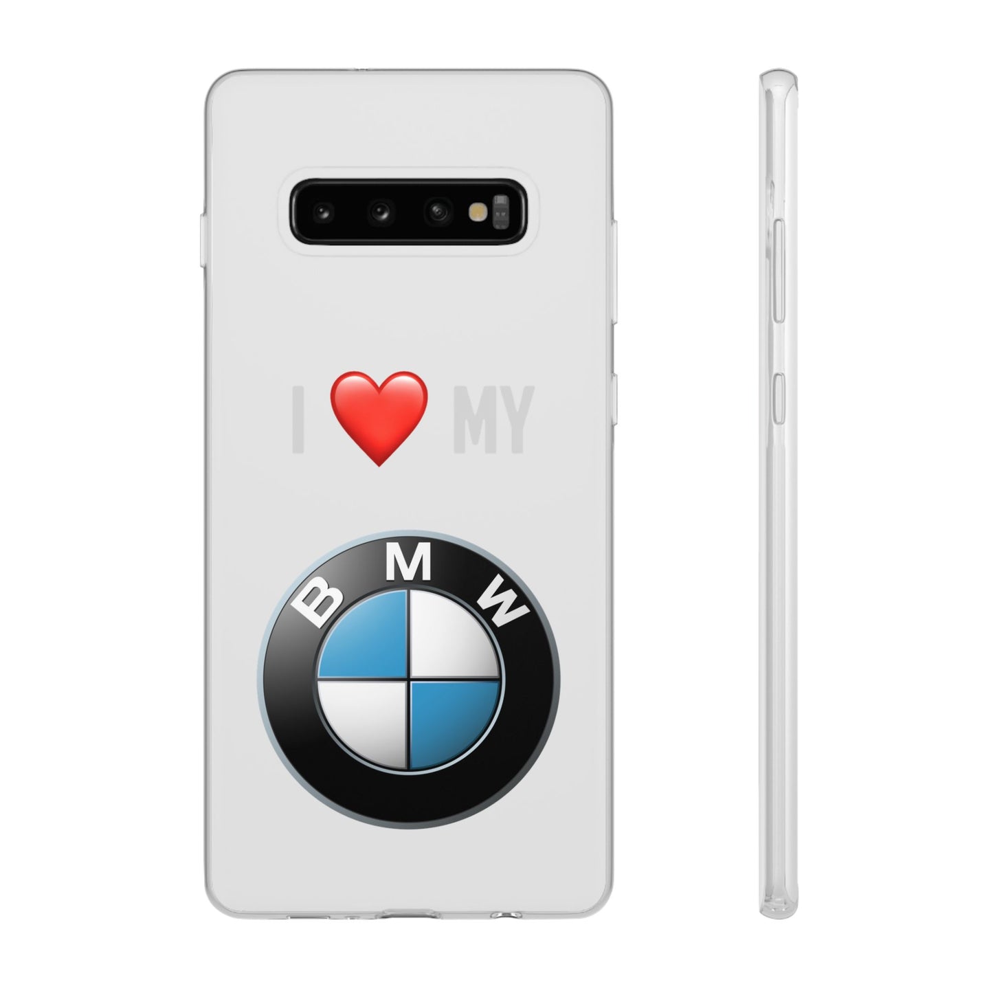 BMW Phone Case - Flexible And Frosted TPU Plastic I Love My BMW Phone Case