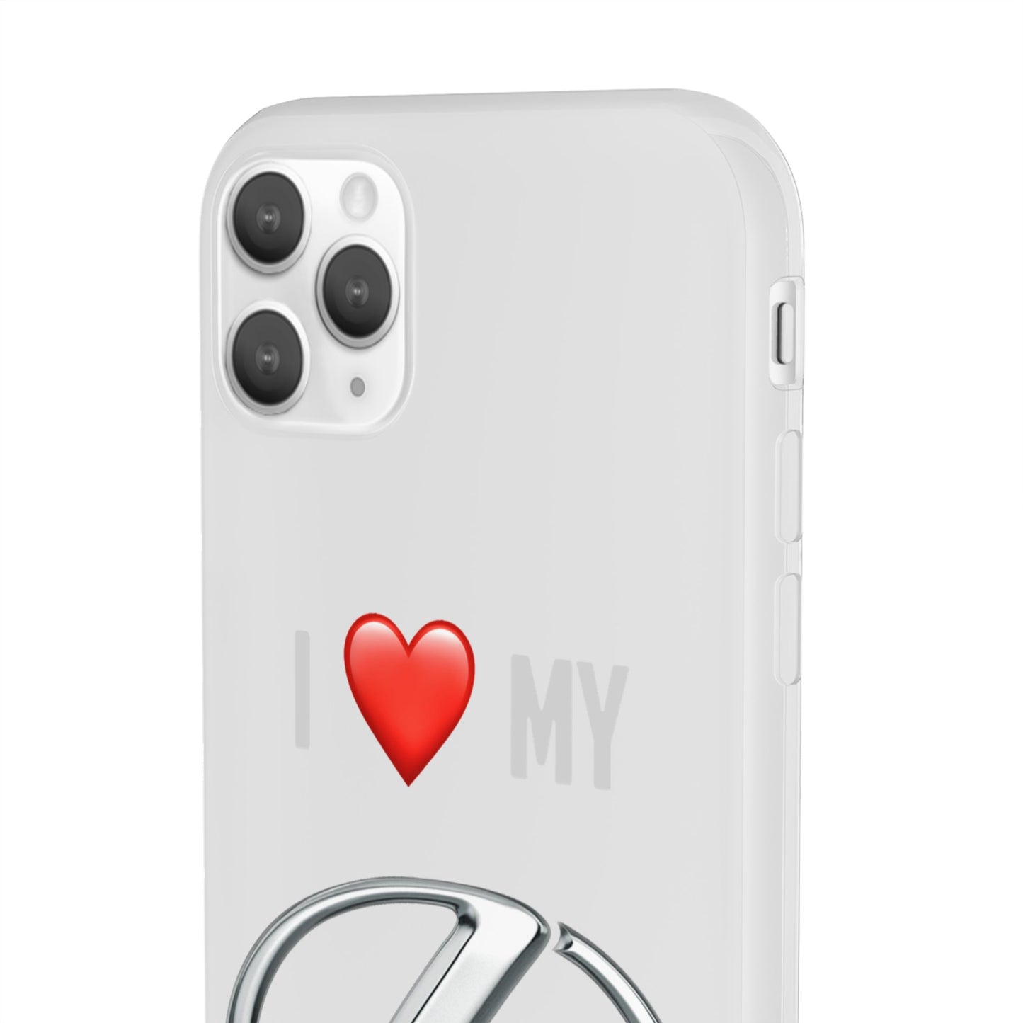 Lexus Phone Case - Flexible And Frosted TPU Plastic I Love My Lexus Phone Case