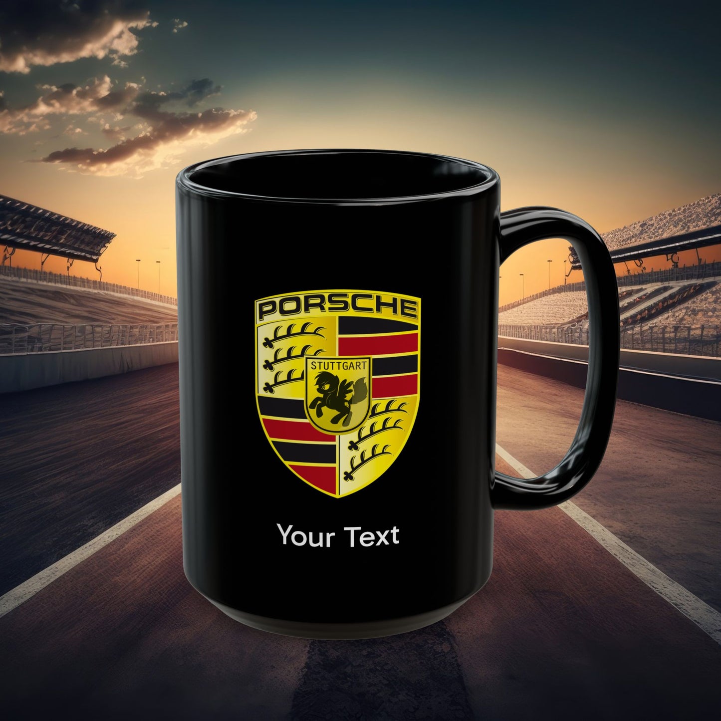 Porsche Mug (With or Without Personalisation) 11oz or 15oz. Perfect Gift