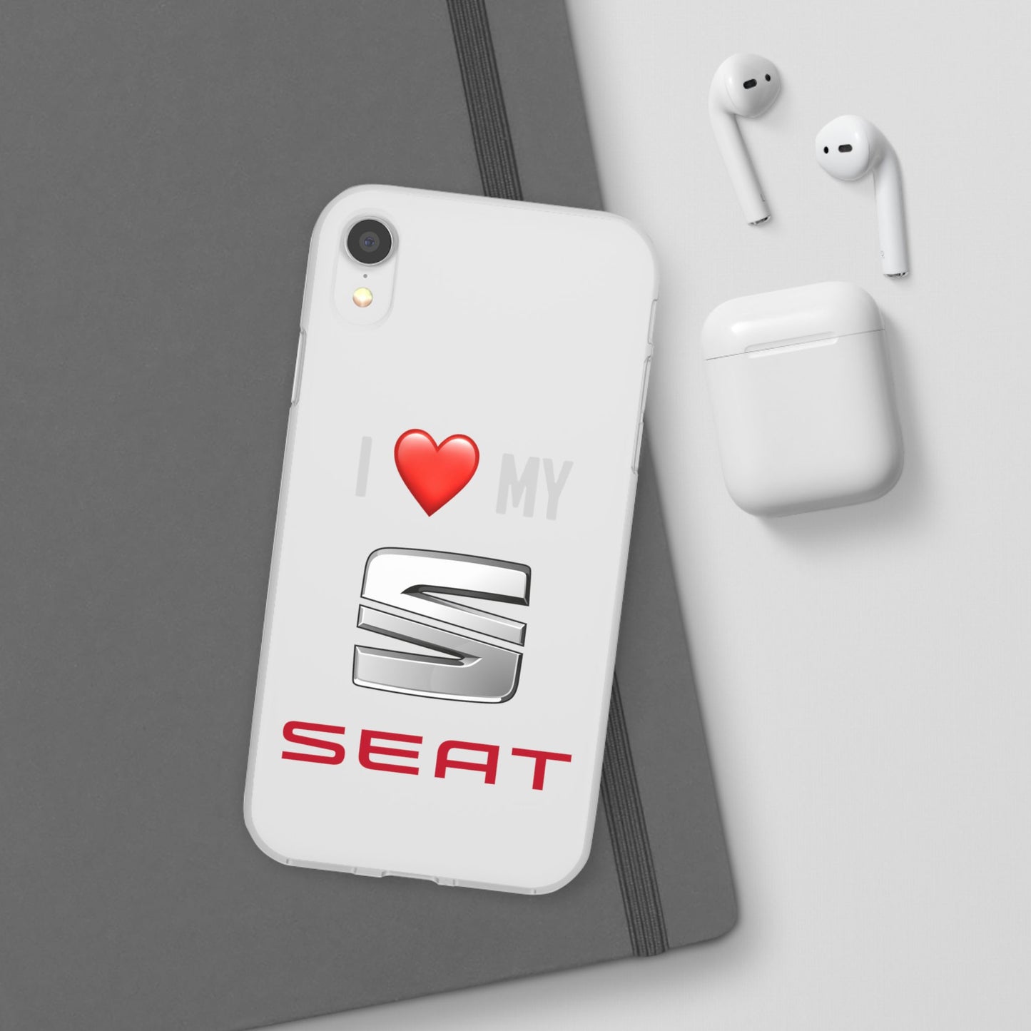 Seat Phone Case - Flexible And Frosted TPU Plastic I Love My Seat Phone Case