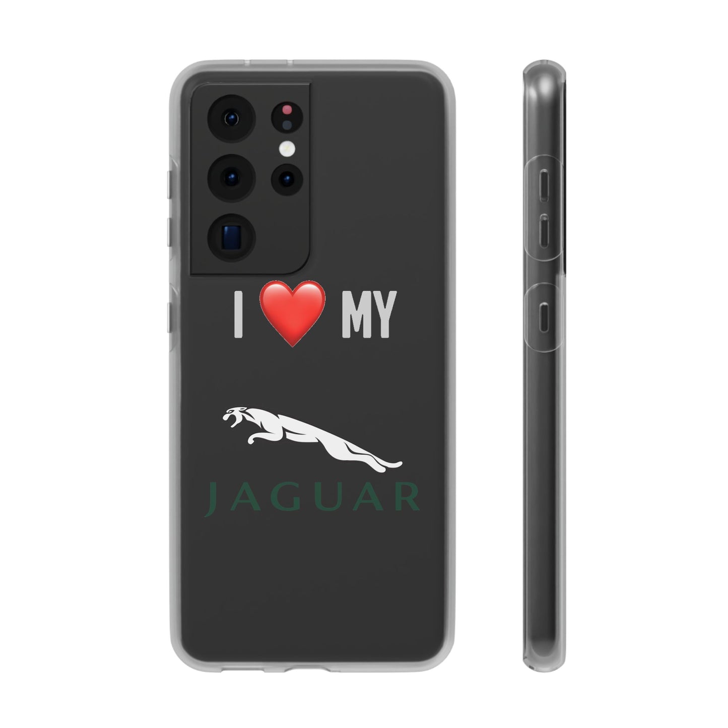 Jaguar Phone Case - Flexible And Frosted TPU Plastic I Love My Jaguar Phone Case