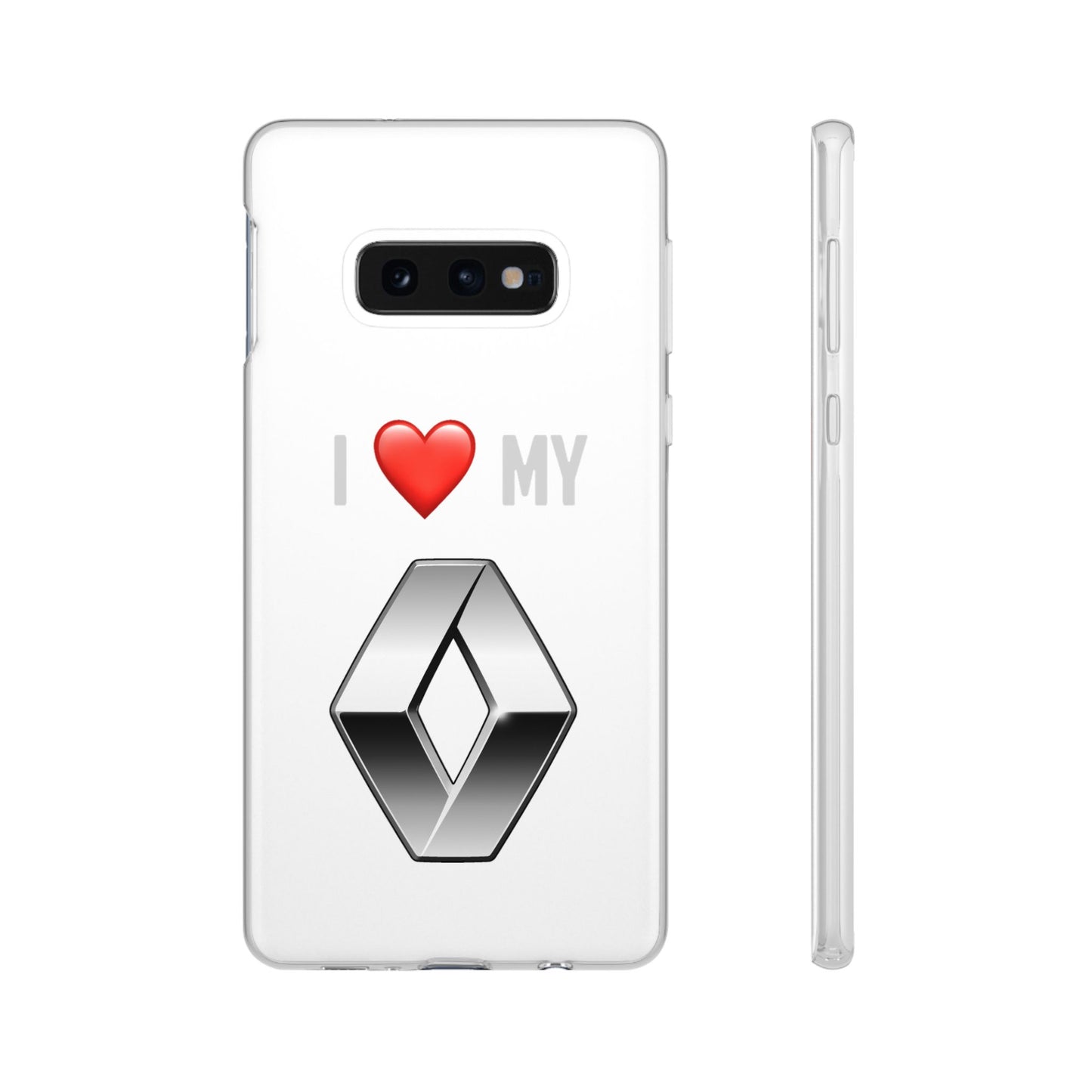 Renault Phone Case - Flexible And Frosted TPU Plastic I Love My Renault Phone Case