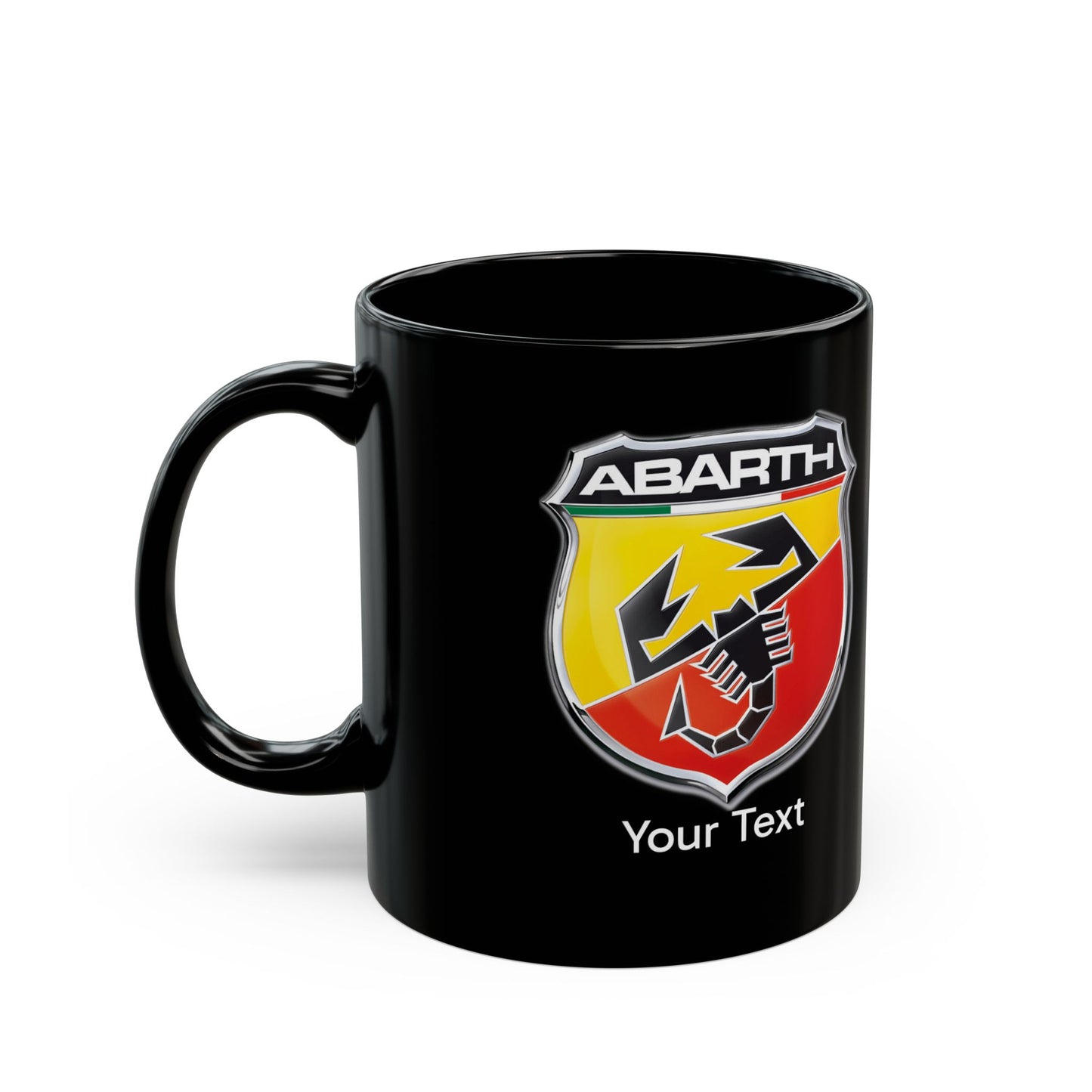 Abarth Mug (With or Without Personalisation) 11oz or 15oz. Perfect Gift
