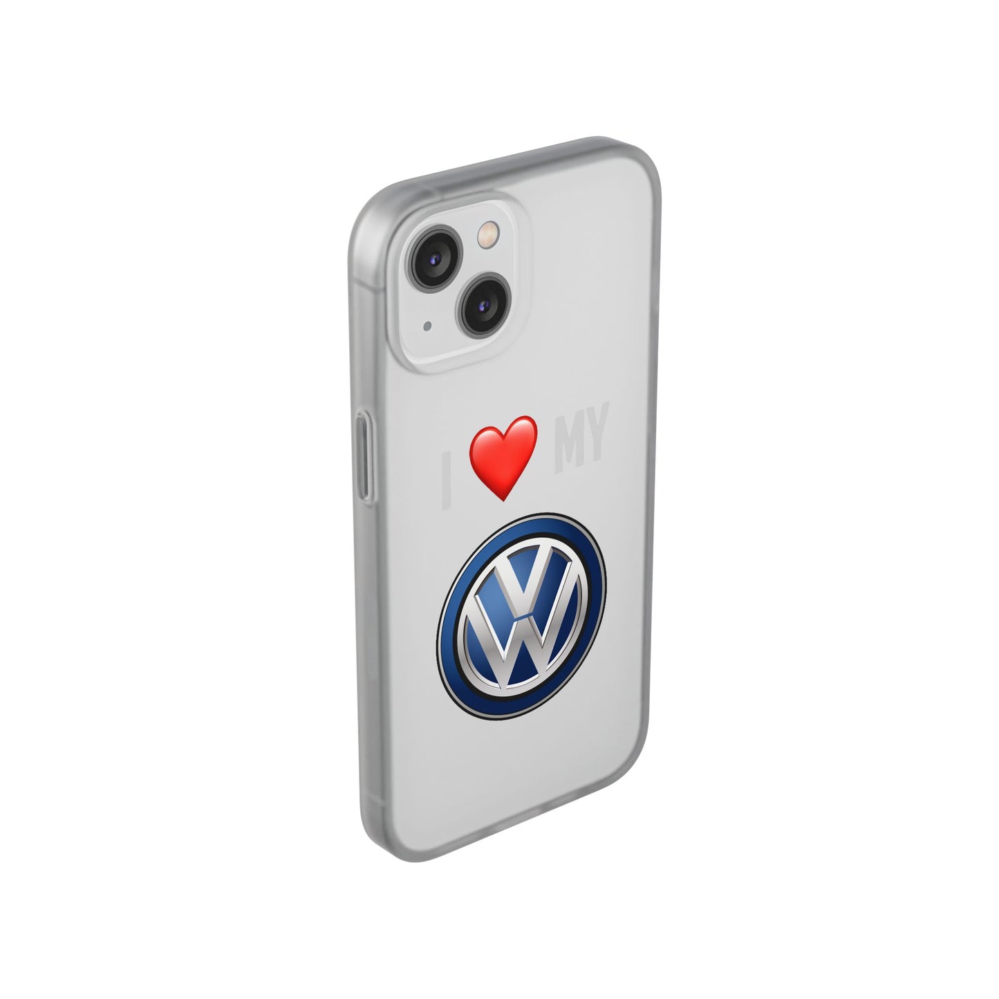 Volkswagen Phone Case - Flexible And Frosted TPU Plastic I Love My Volkswagen Phone Case