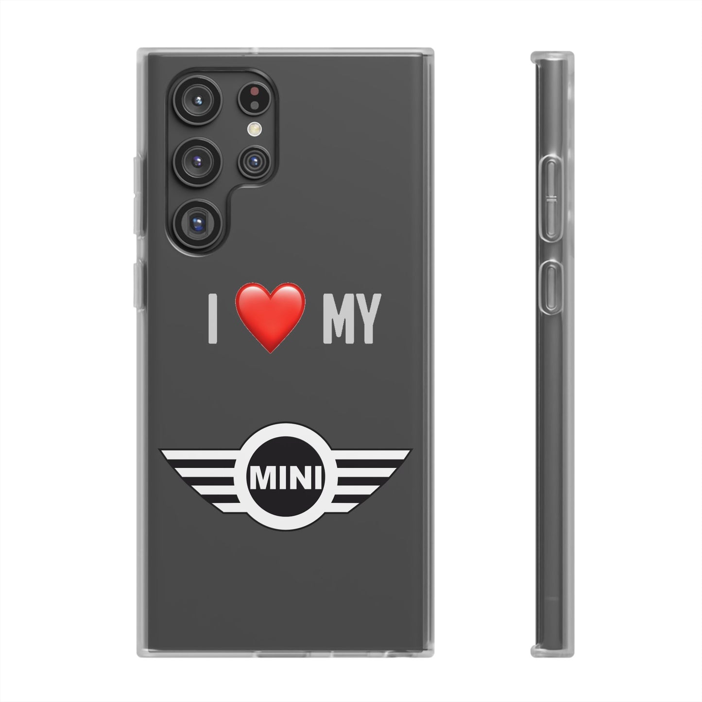 Mini Phone Case - Flexible And Frosted TPU Plastic I Love My Mini Phone Case