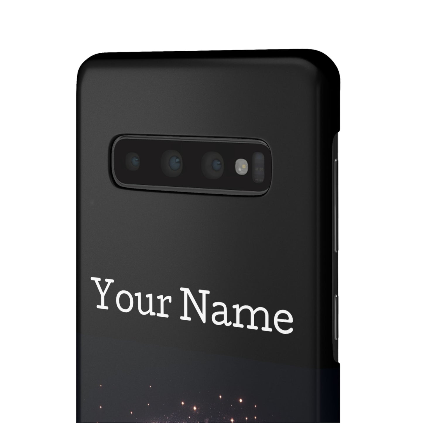 Leo Phone Case - Glossy Black Polycarbonate Snap Case Phone Protection