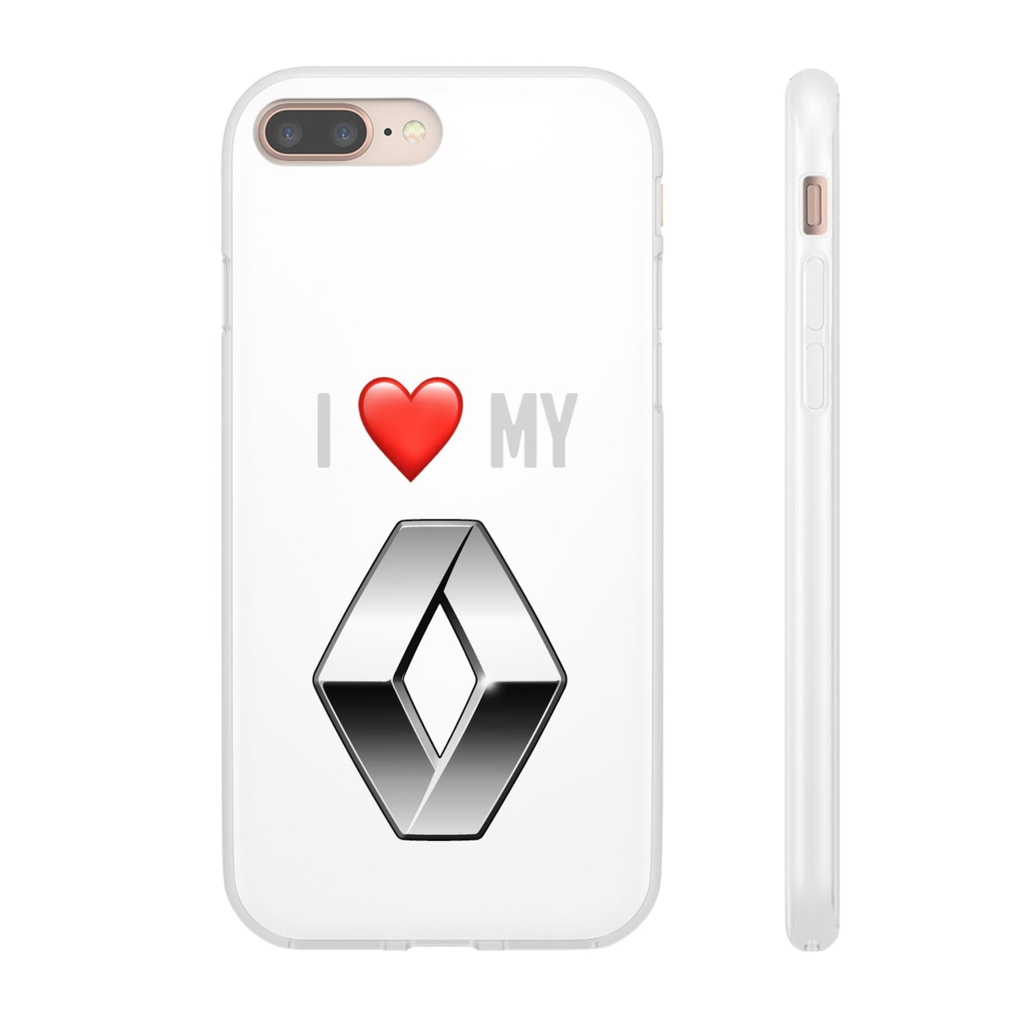 Renault Phone Case - Flexible And Frosted TPU Plastic I Love My Renault Phone Case